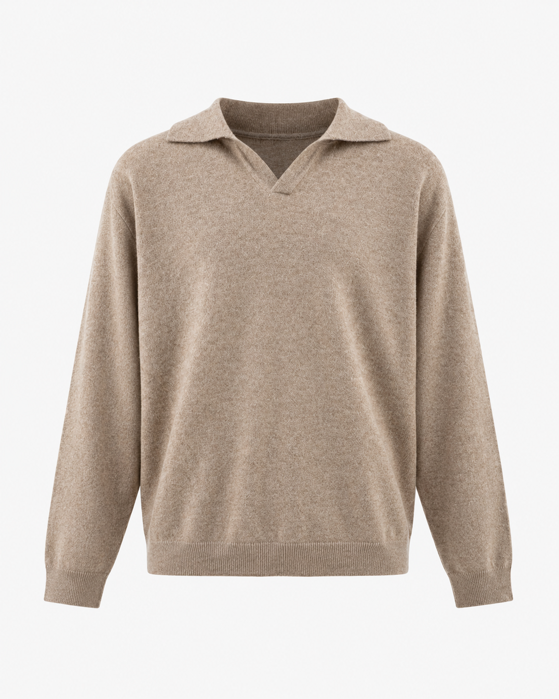 Cezar | Collared Cashmere Knit Pullover