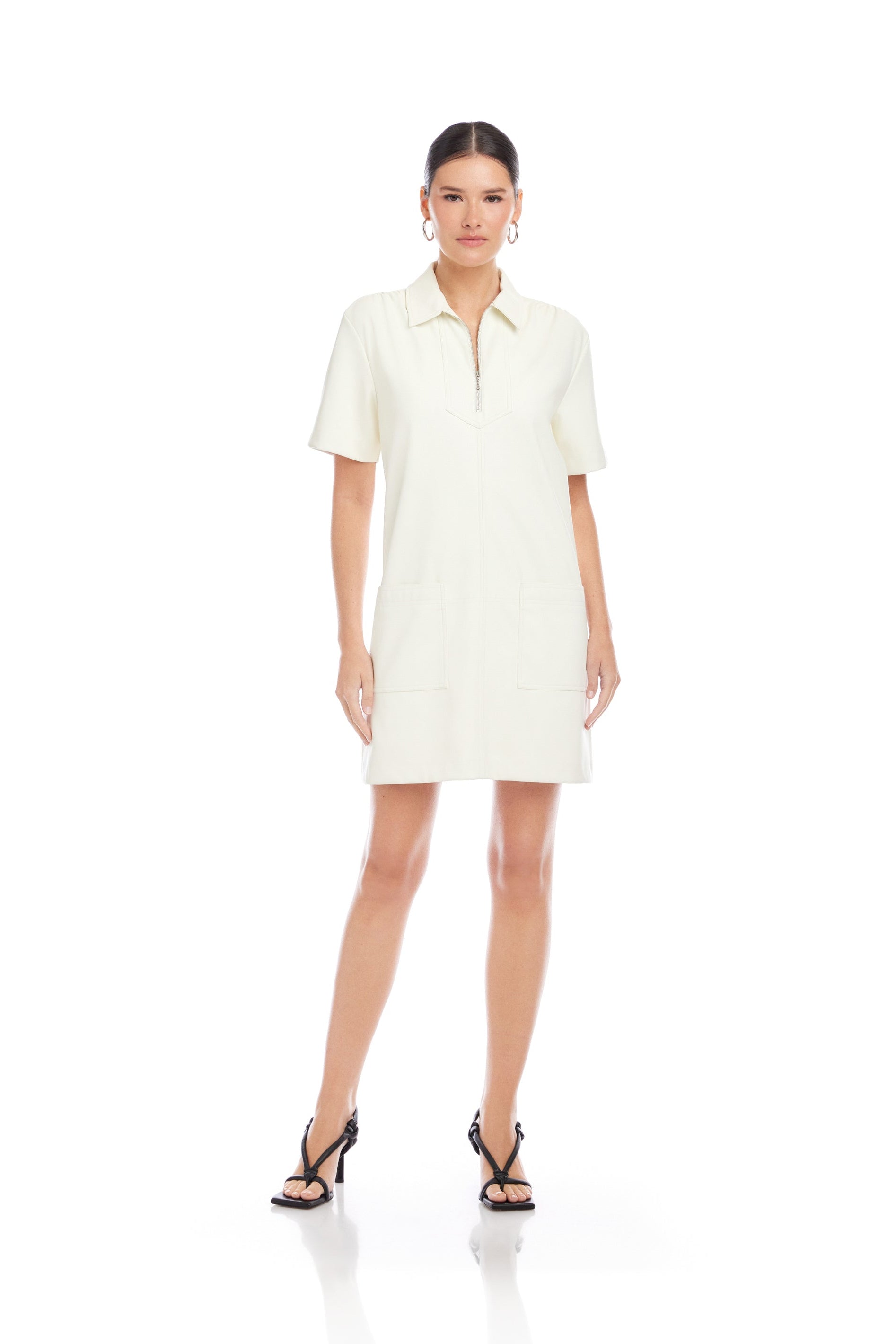 Sarah Faux Leather Dress