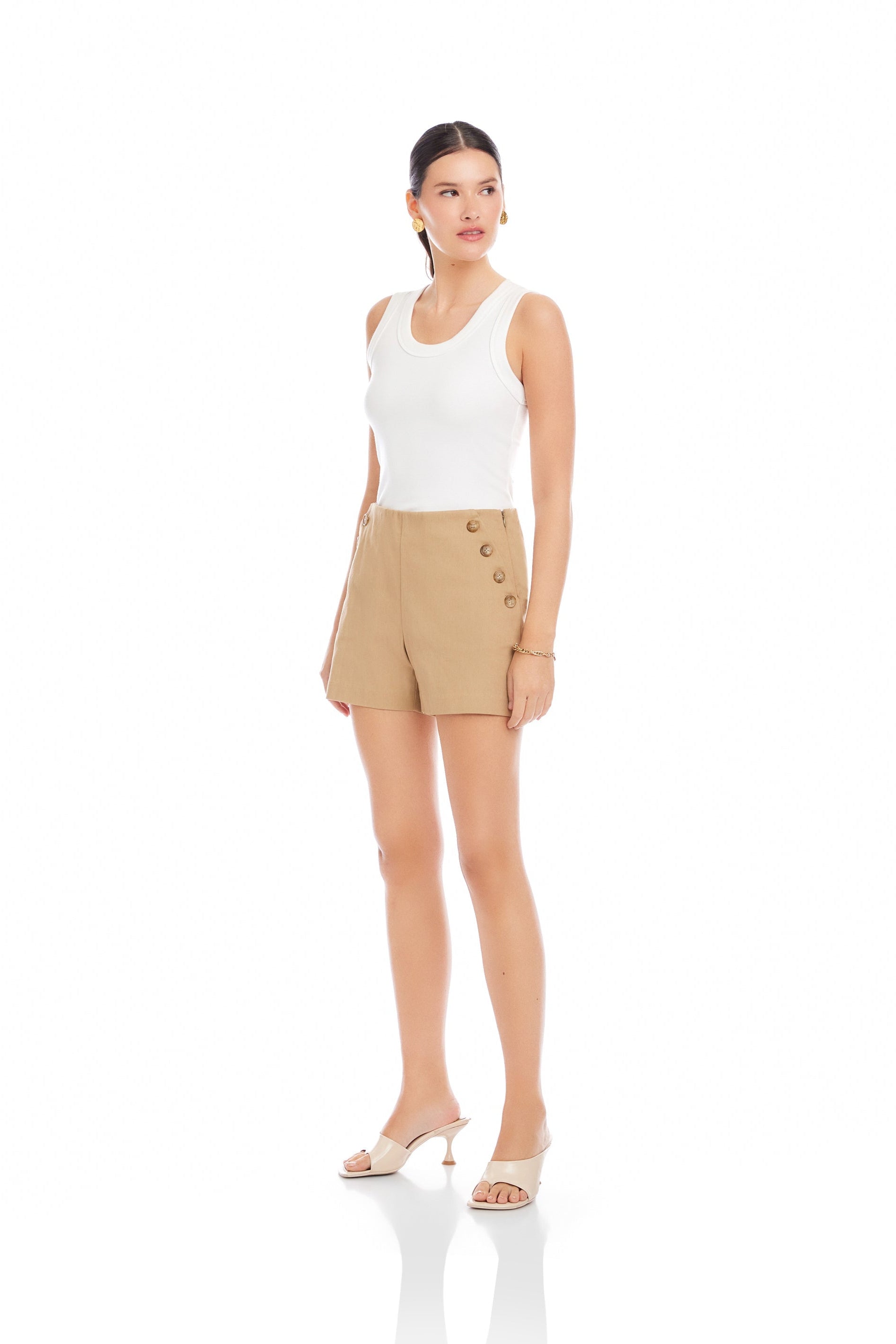 Button Pocket Shorts