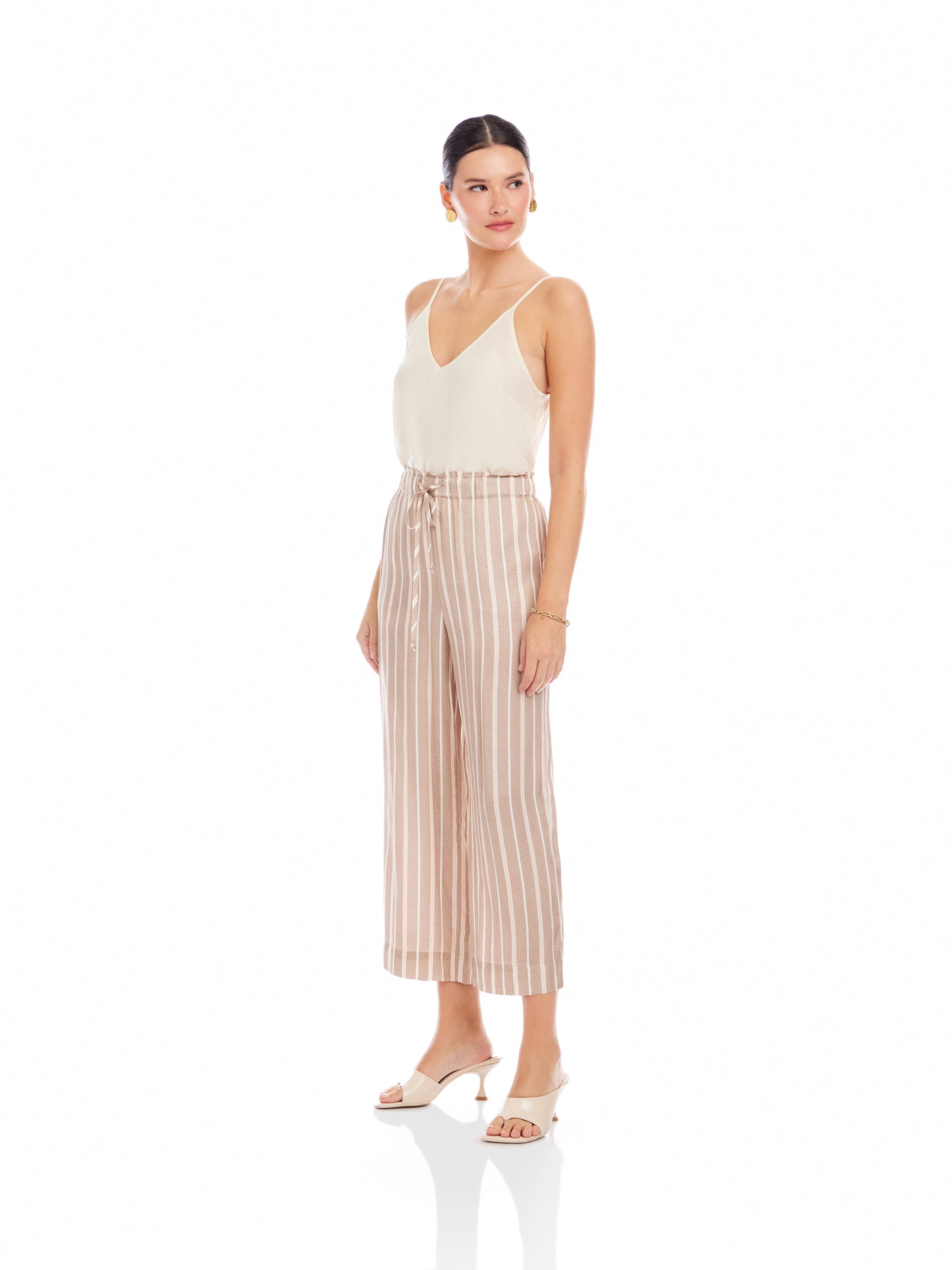 Tasha Cropped Drawstring Pants