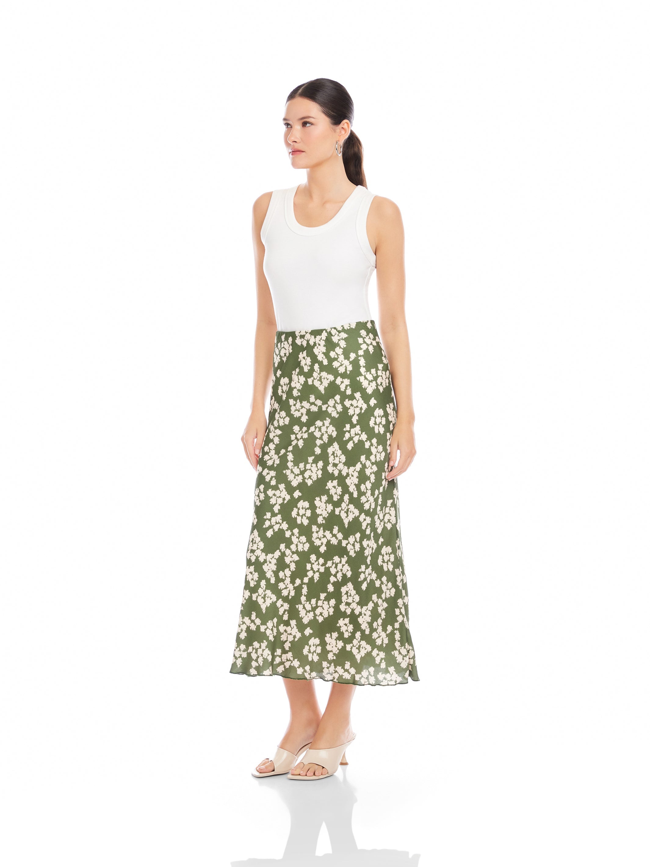 Eva Bias Ankle Skirt