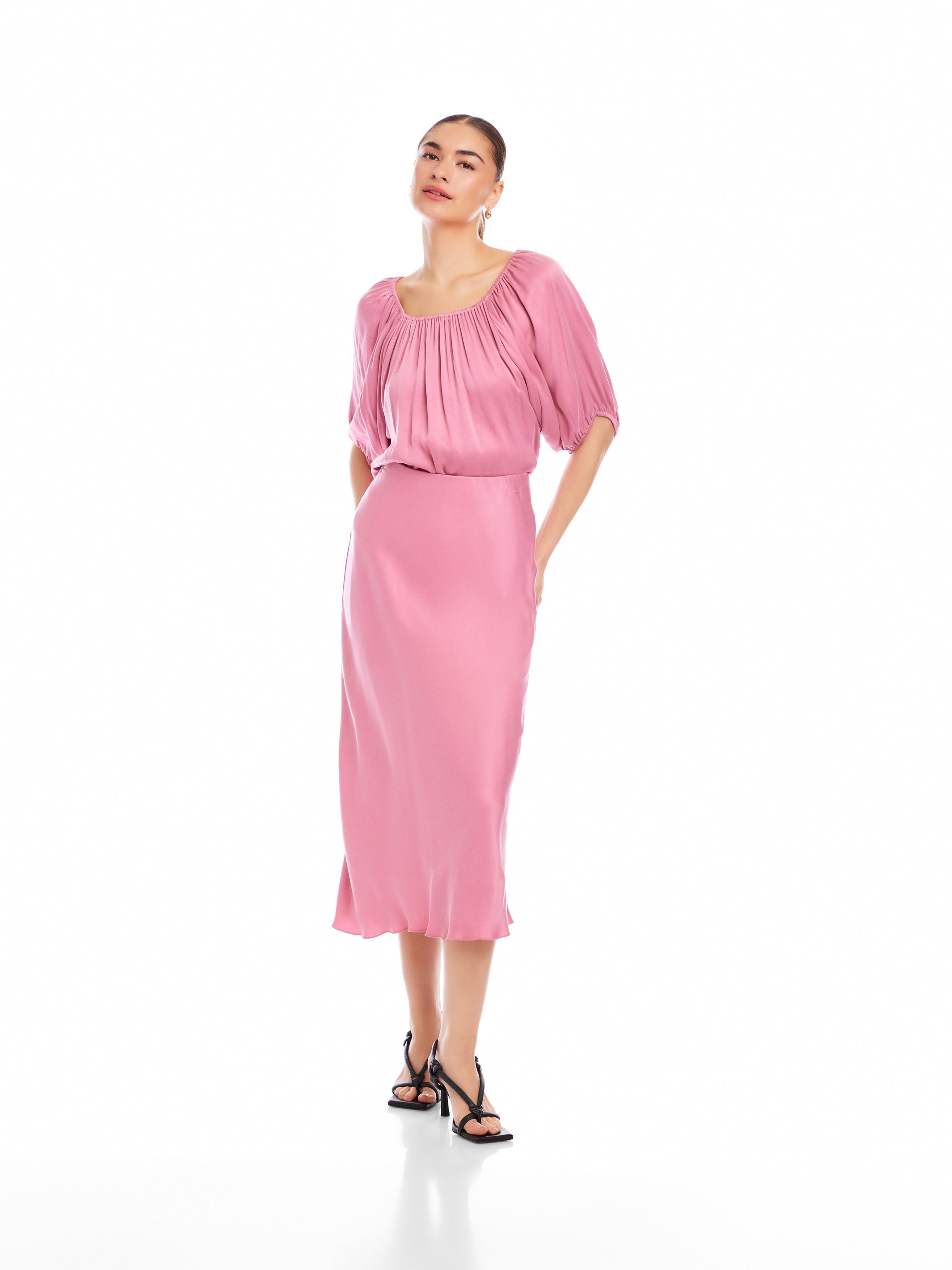 Eva Bias Ankle Skirt