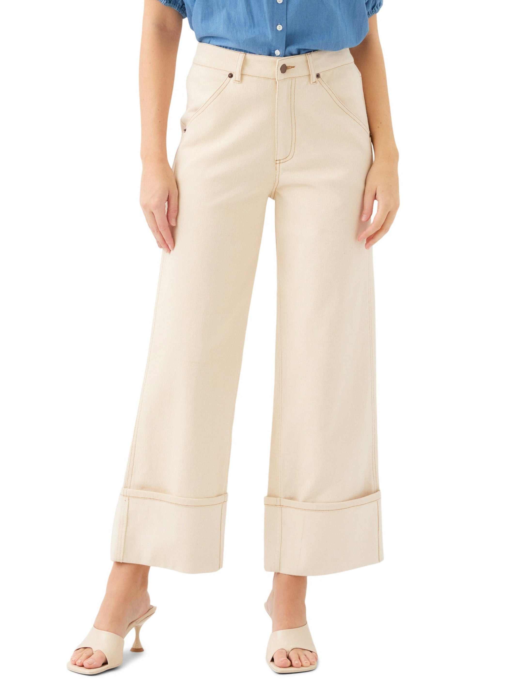 Dana Cuffed Wide-Leg Jeans