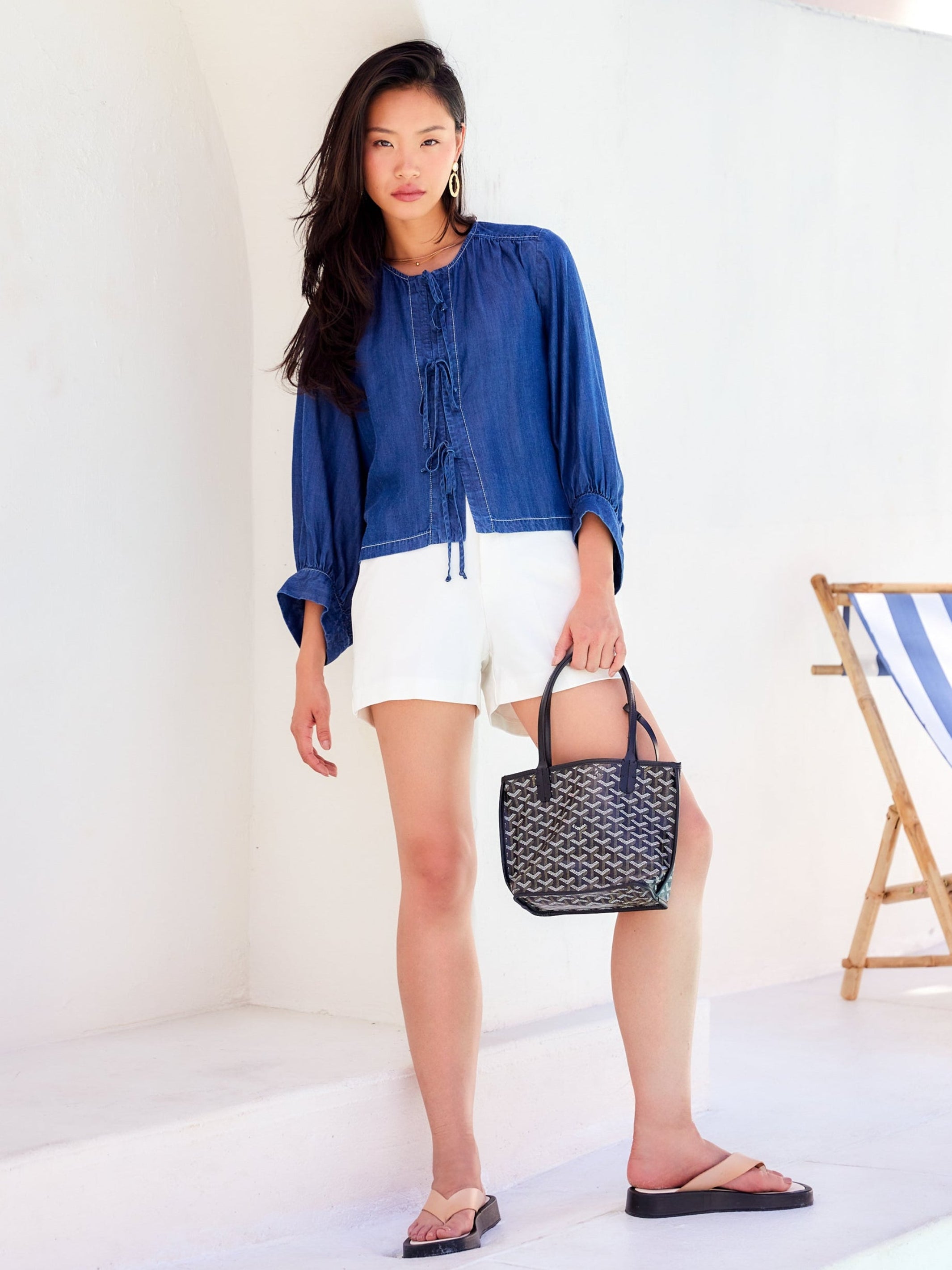 Cassie Lantern Sleeve Top