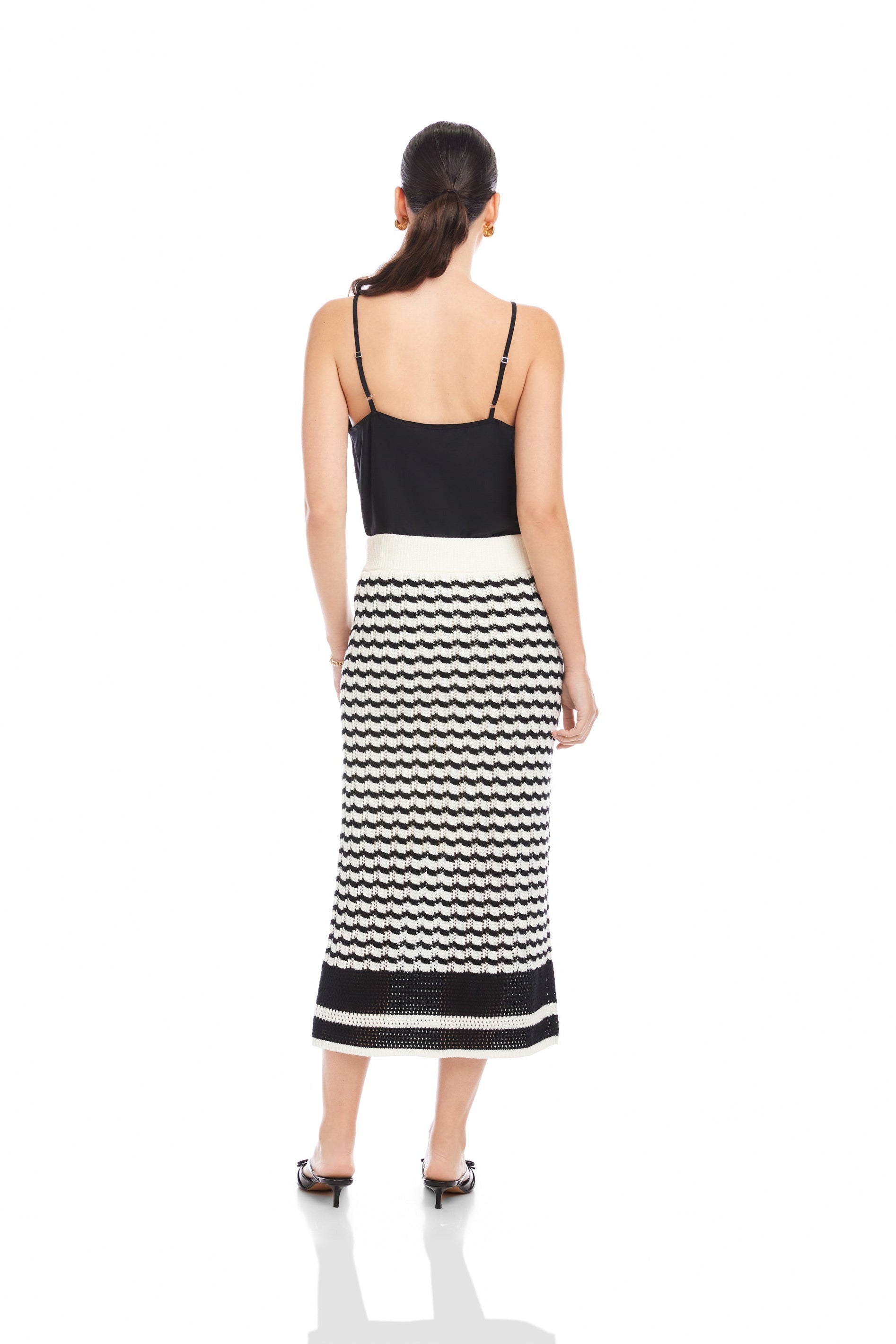 Zoe Crochet Midi Skirt