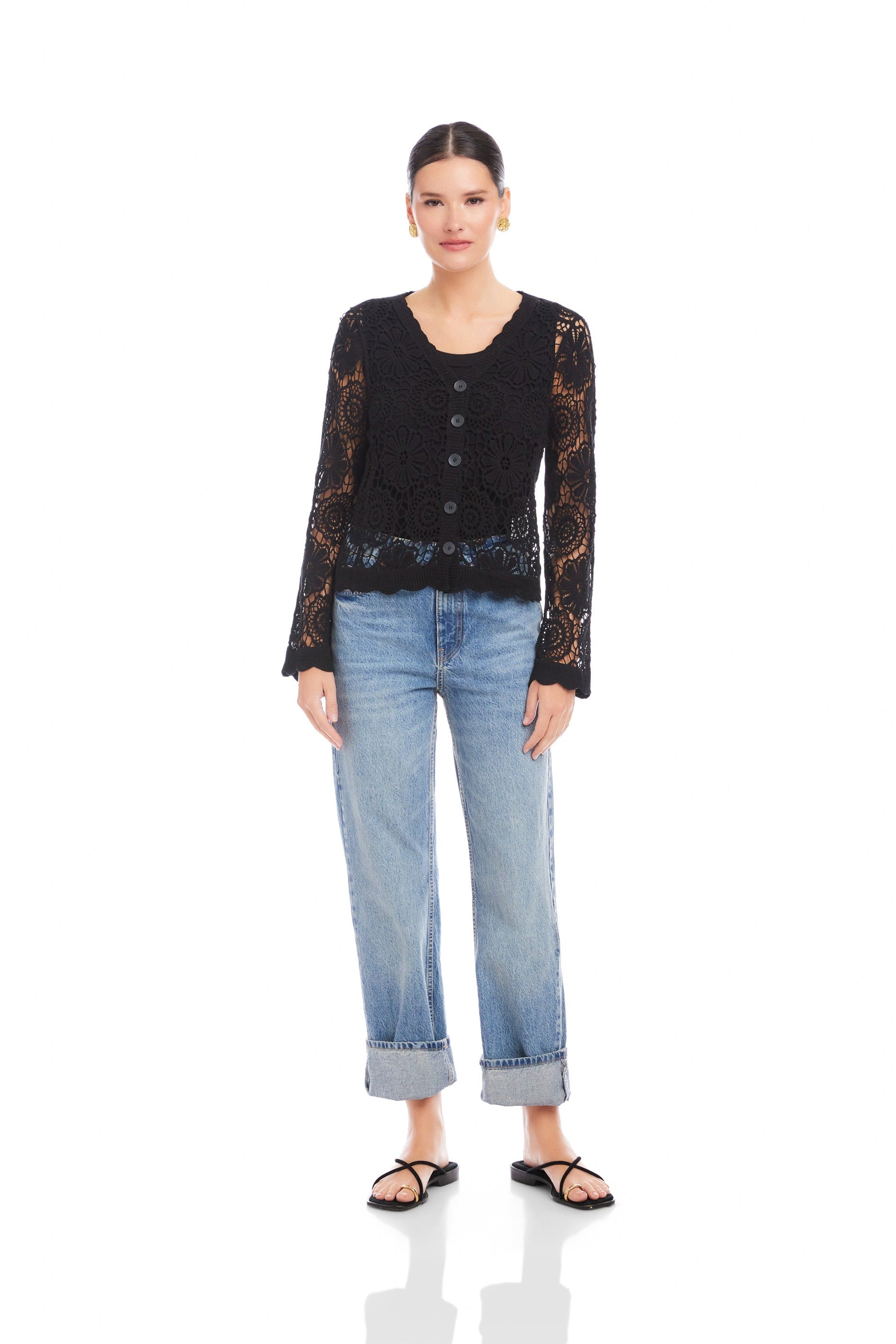 Nelly Crochet Soft Jacket