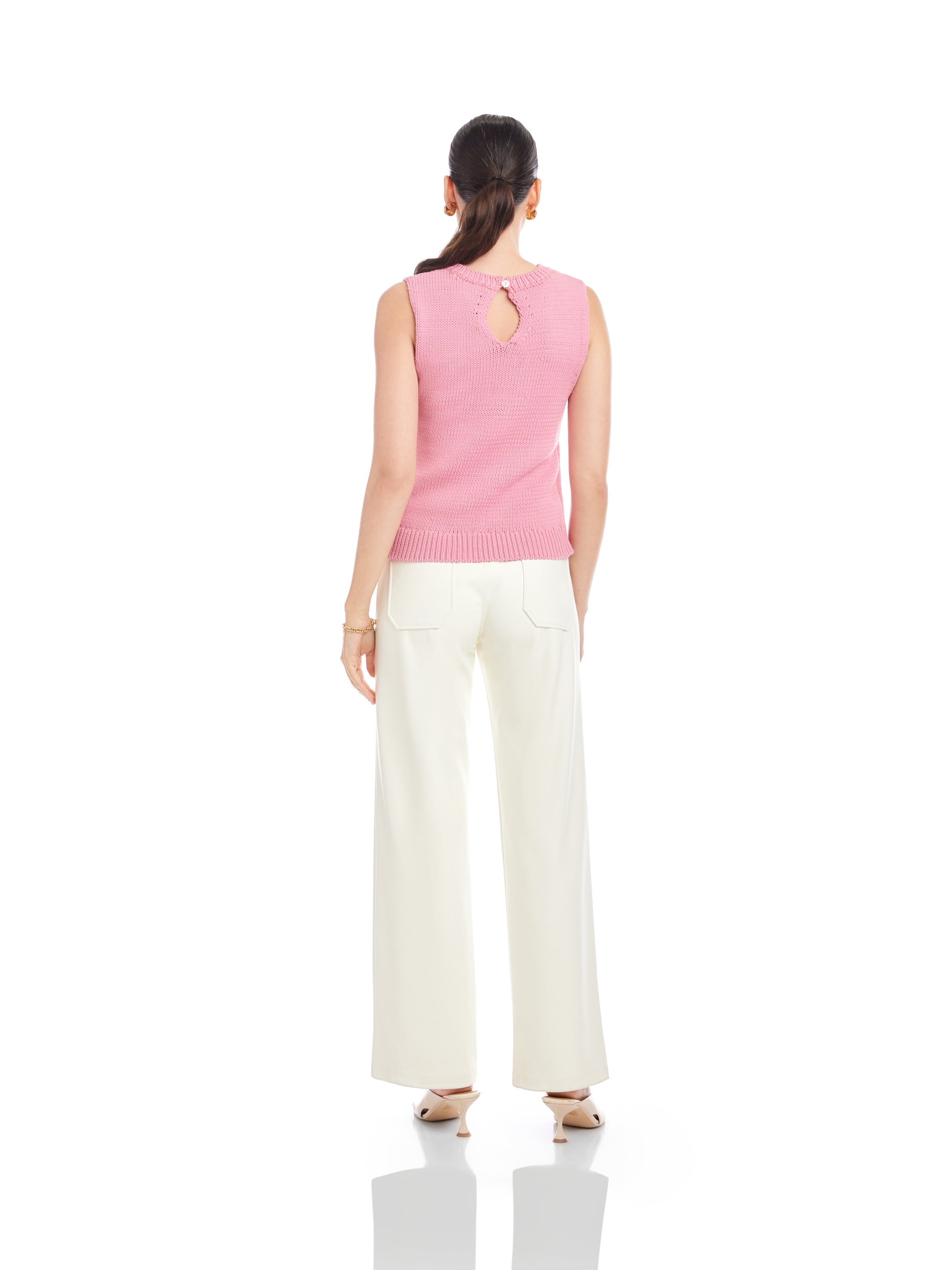 Kimmy Keyhole Sweater Tank