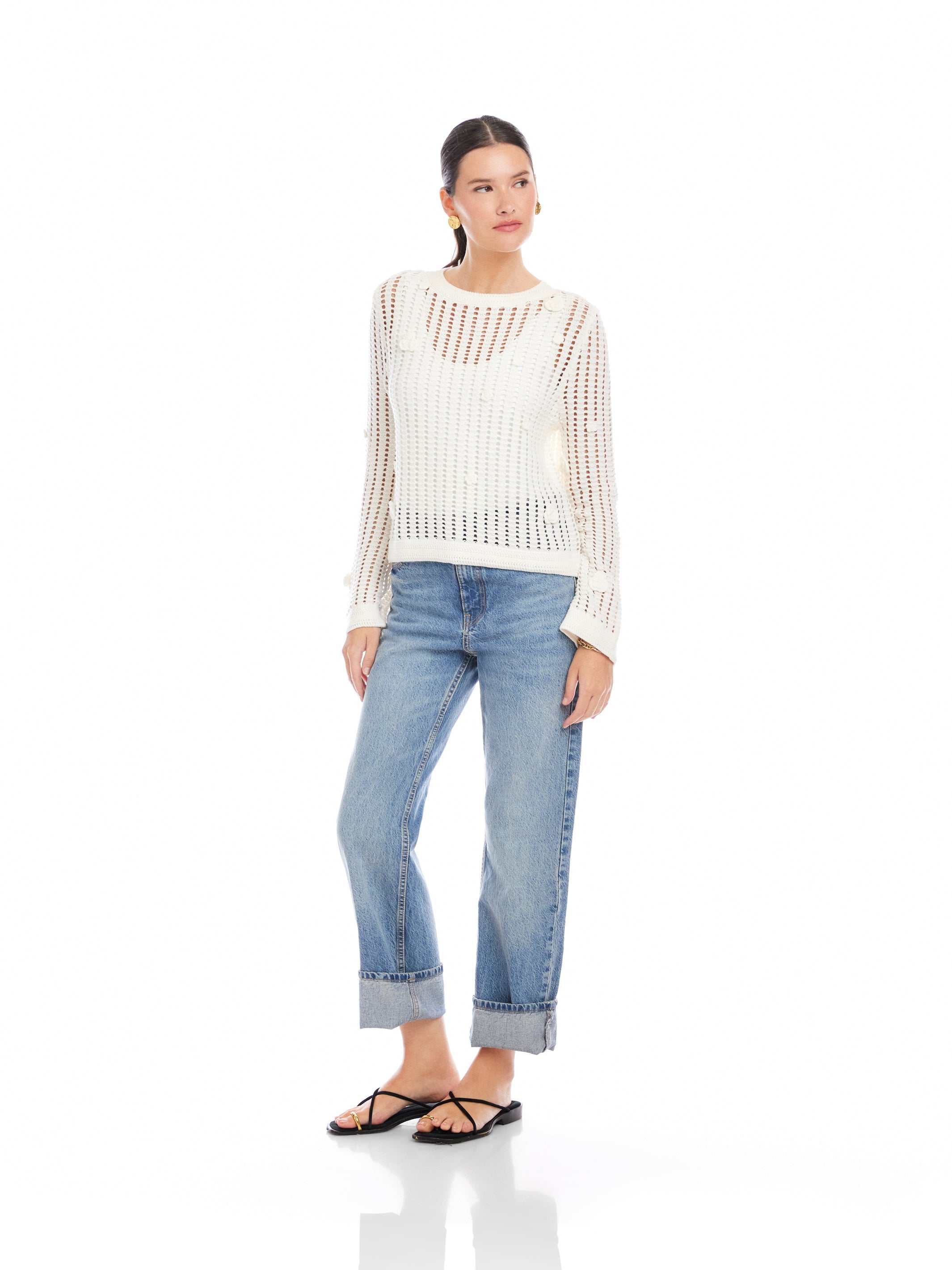 Liv Crochet Sweater