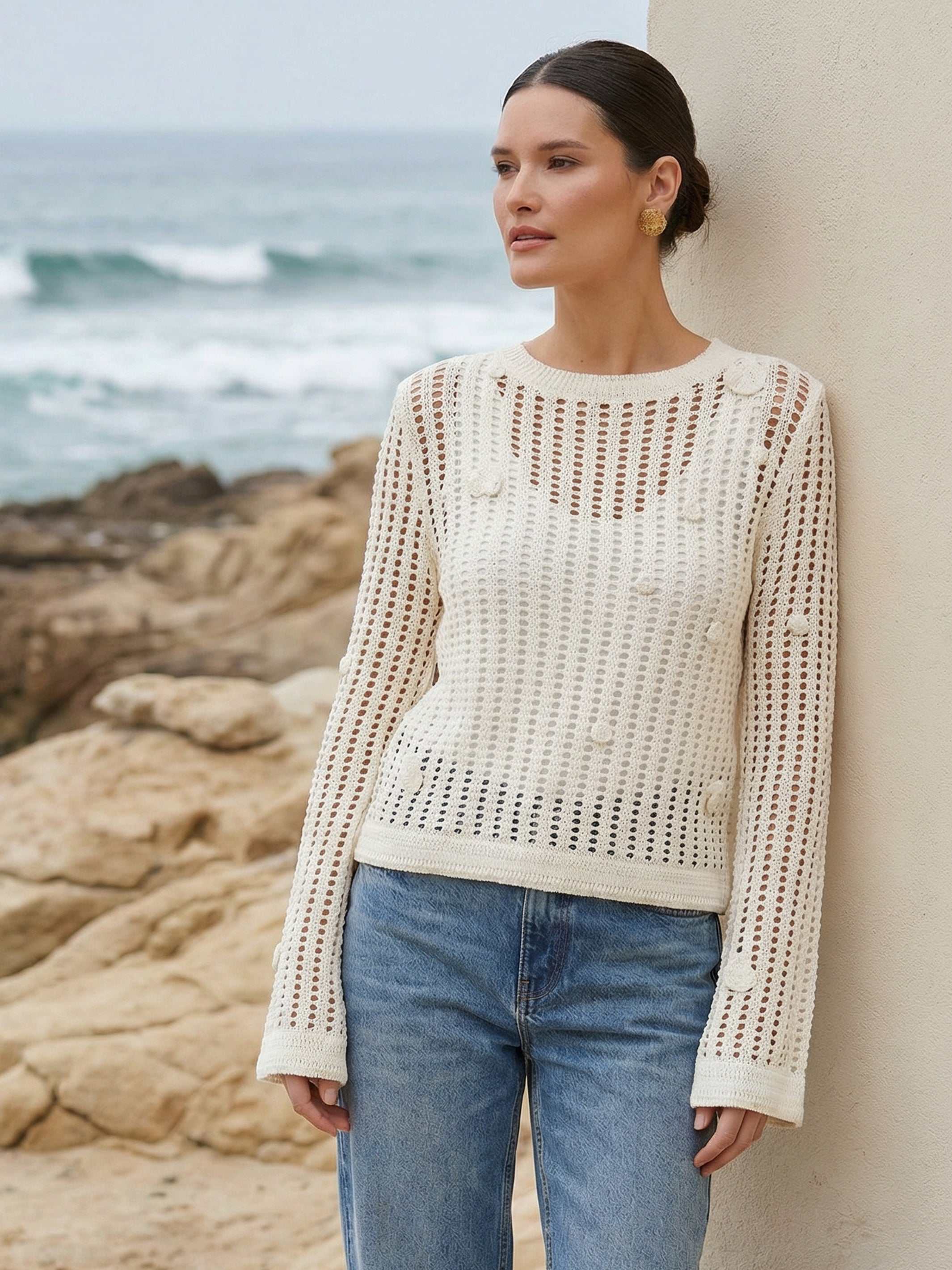 Liv Crochet Sweater