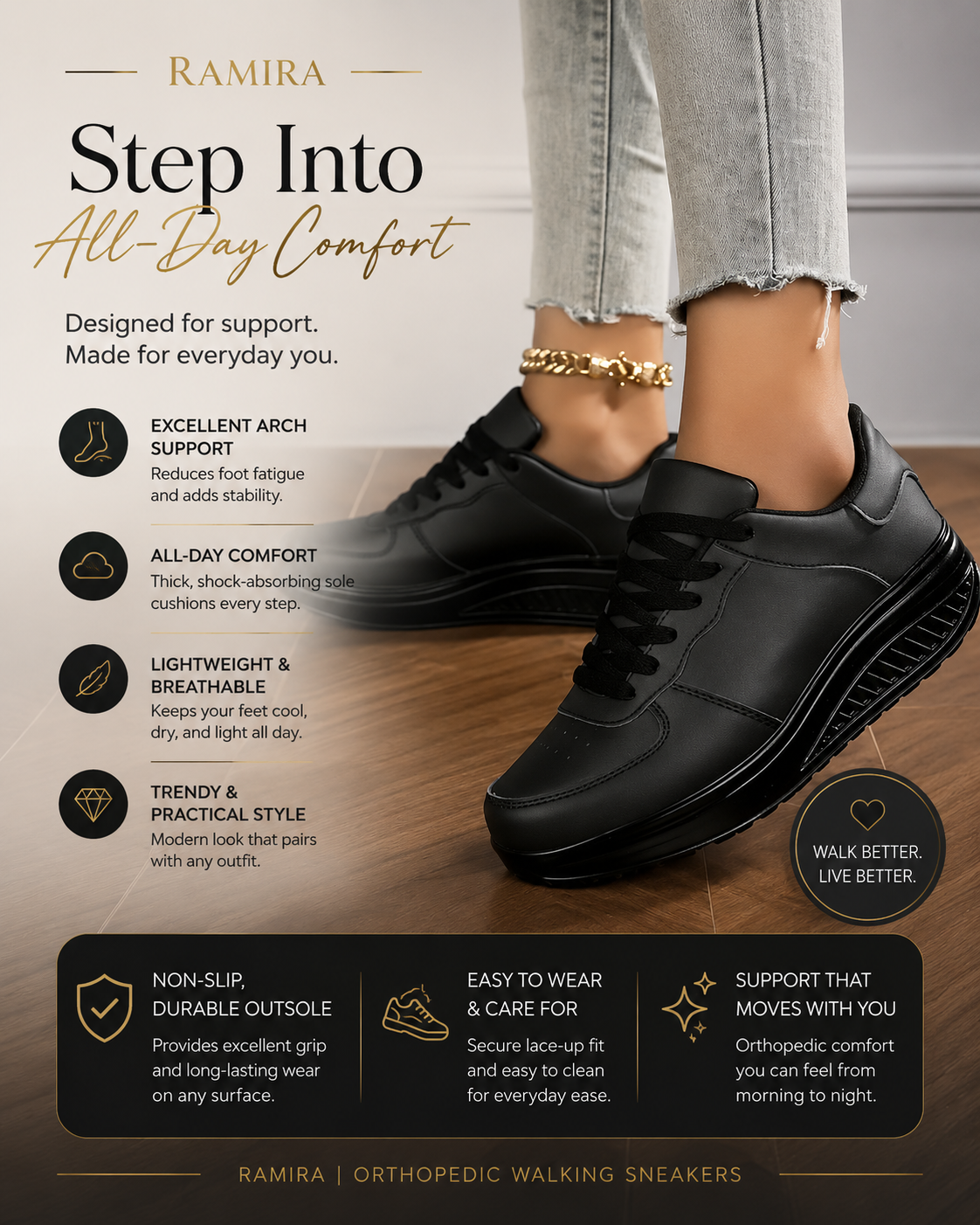 Ramira | Orthopedic Walking Sneakers