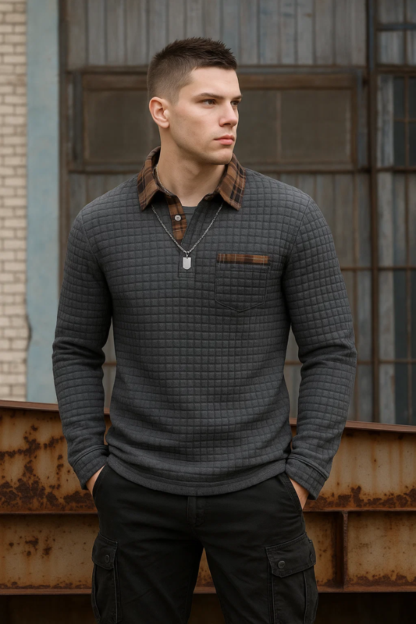 Henry | Structured Long Sleeve Polo
