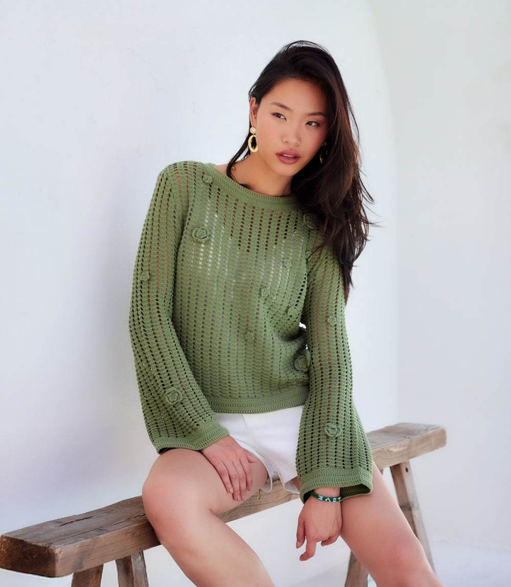 Liv Crochet Sweater