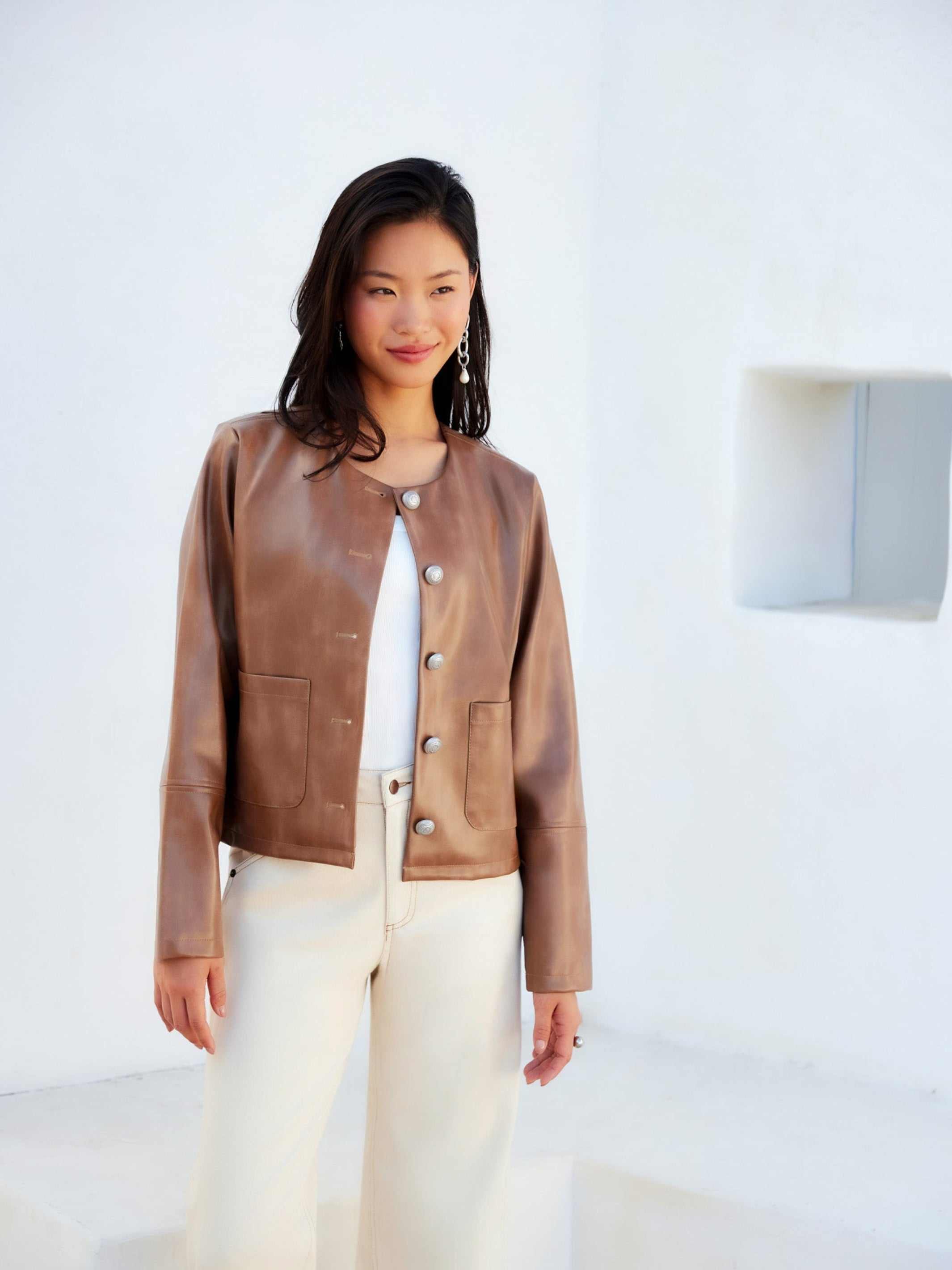 Kaylyn Faux Leather Jacket