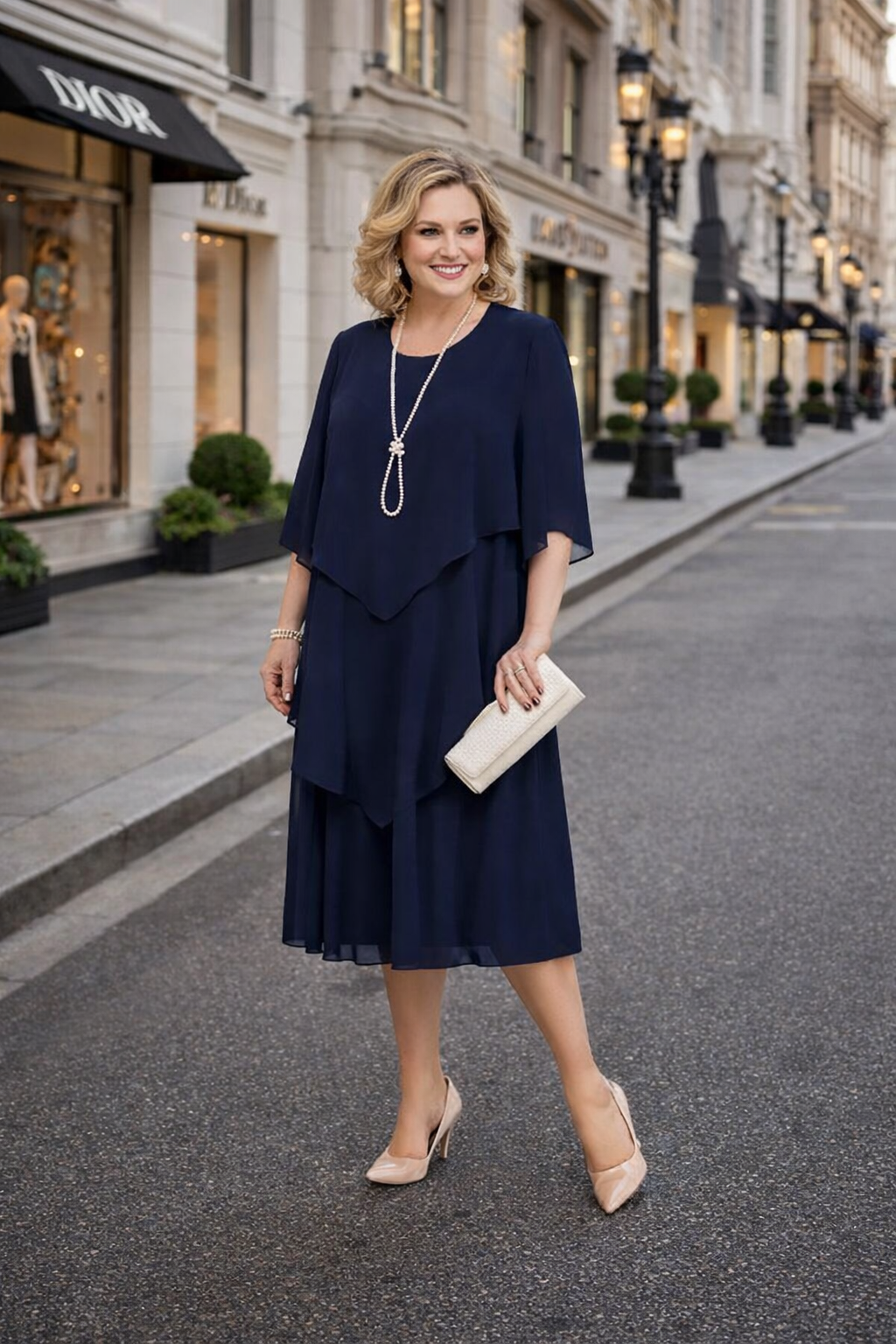 Leva | Elegant Fabric Dress