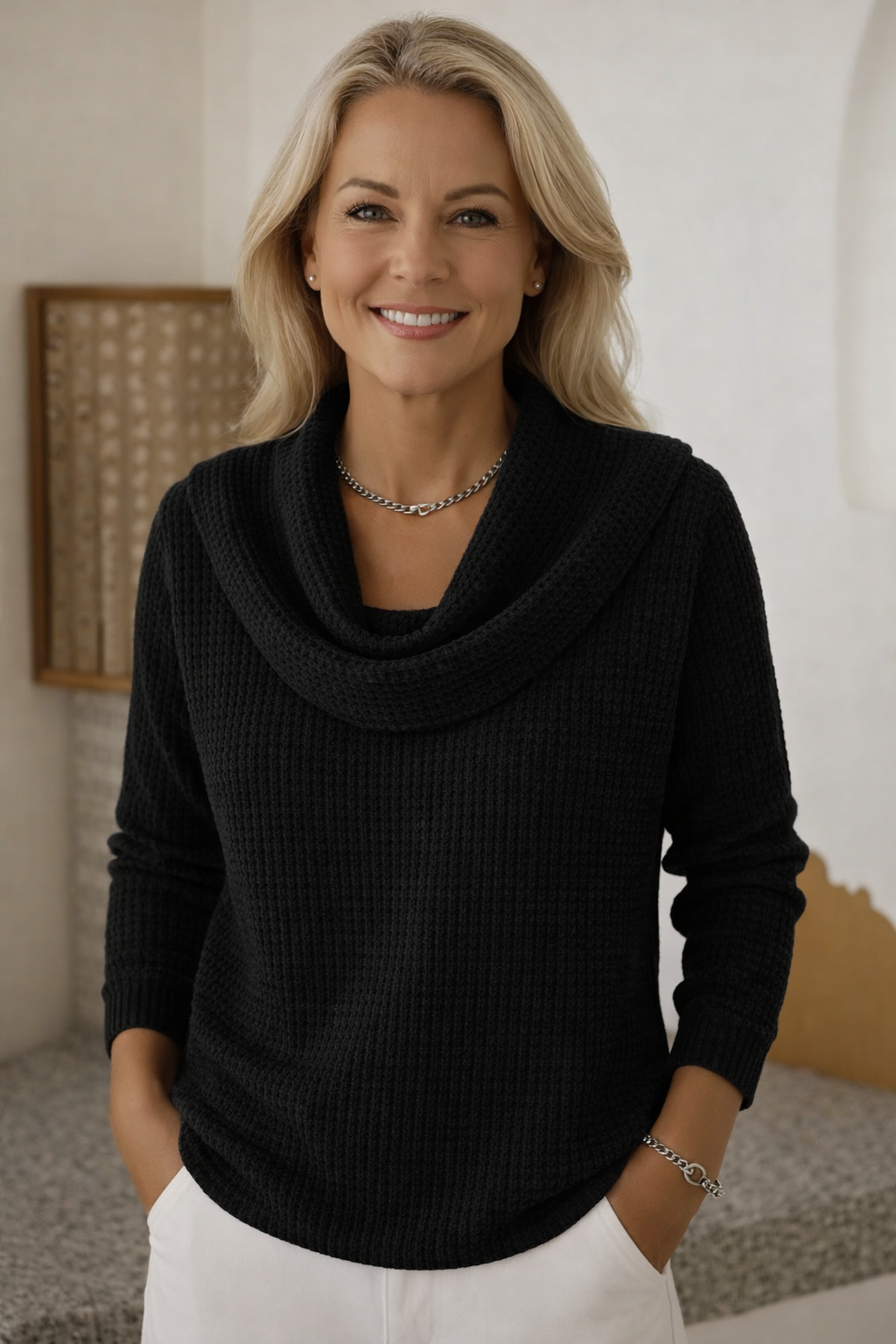 Amber | Warmer Waffle Sweater