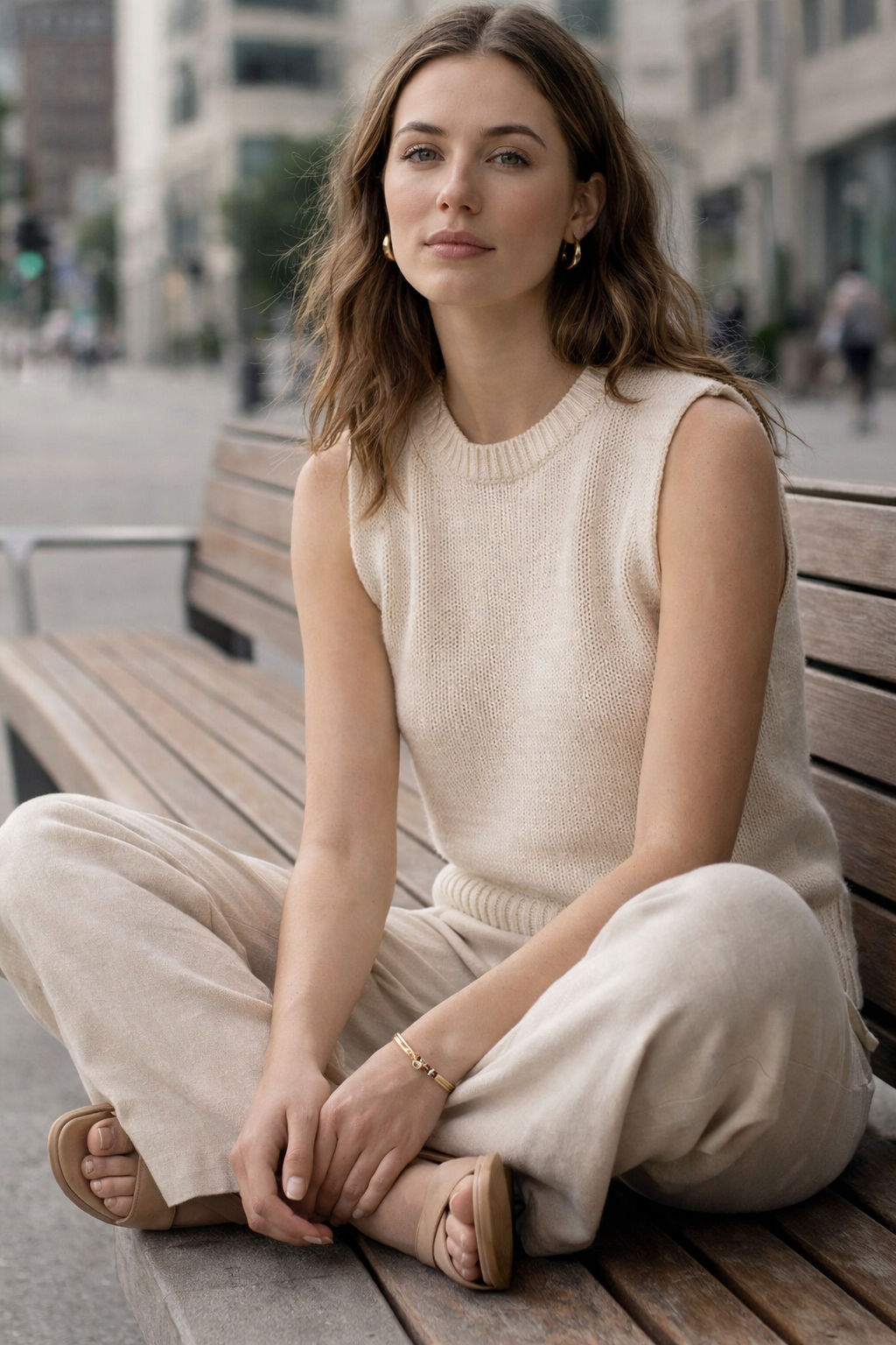 Kimmy Keyhole Sweater Tank