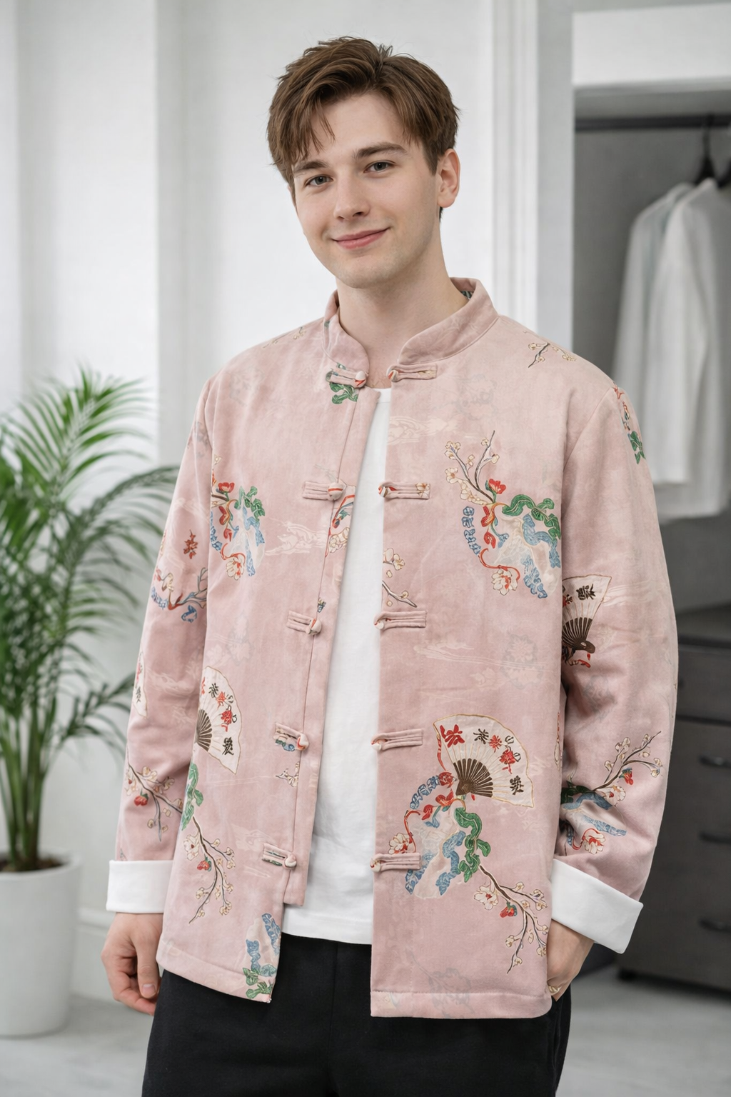 Shawn | Art Button Faux Suede Coats