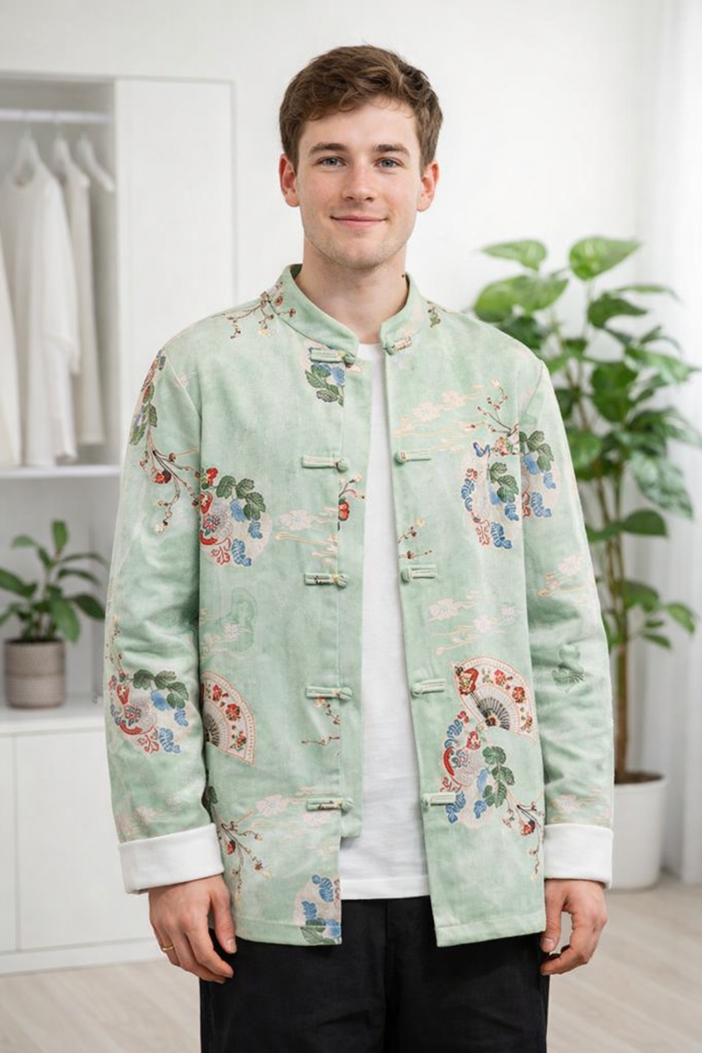 Shawn | Art Button Faux Suede Coats