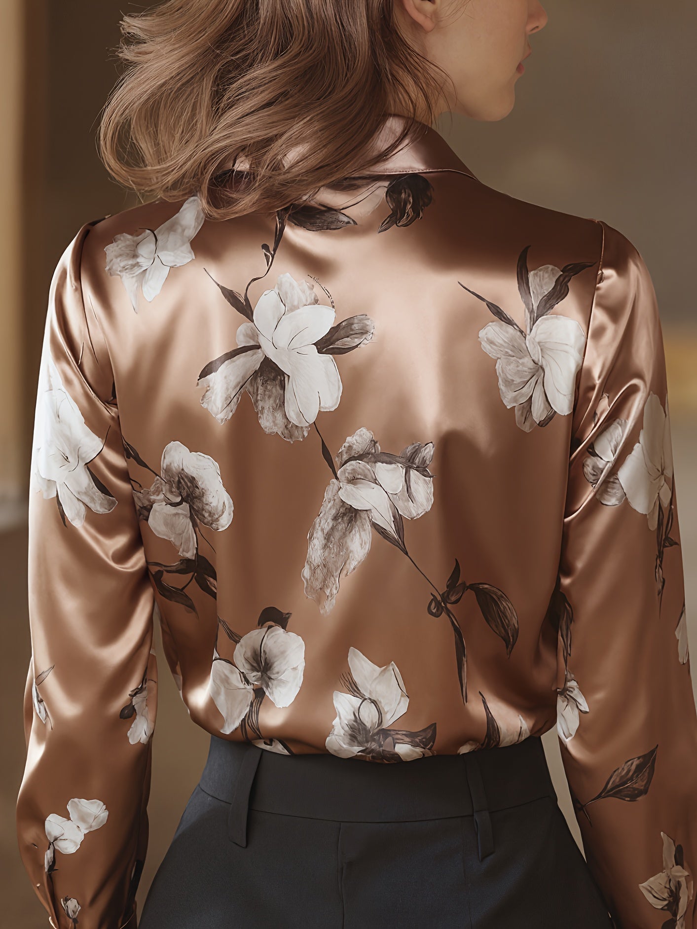 Majia | Elegant Long Sleeve Shirt with Buttons