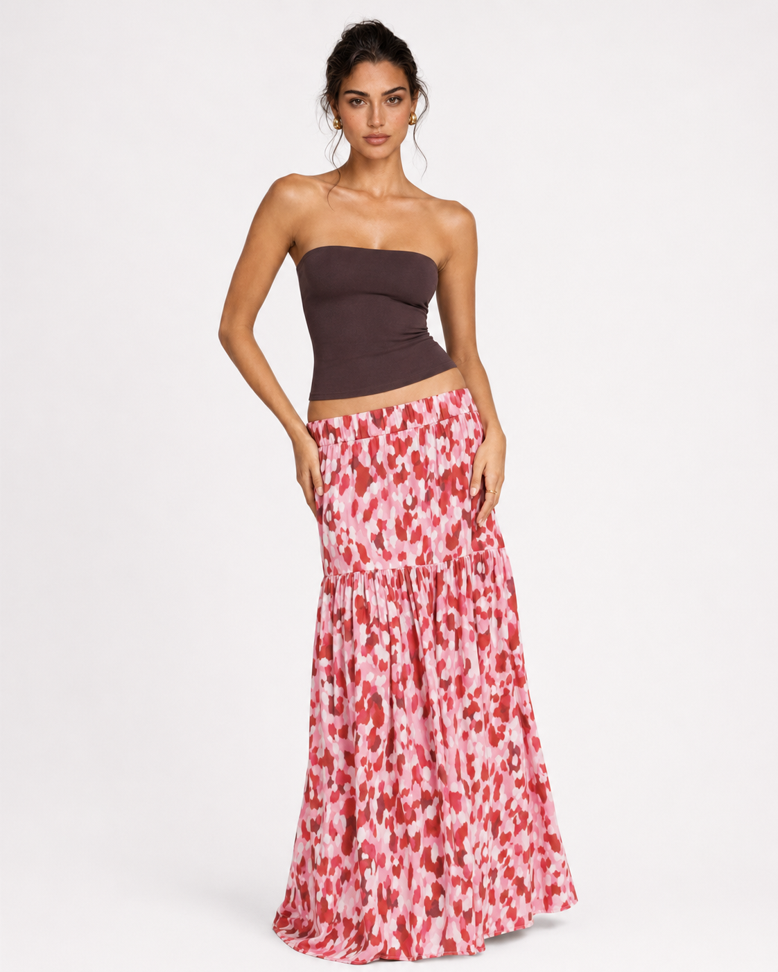 Rhea Smocked Waist Skirt