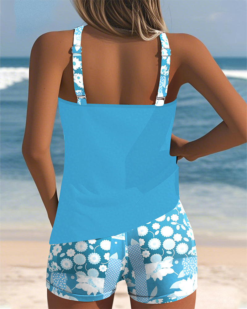 Sabrina | Two-Piece Swimsuit Floral Beach Style