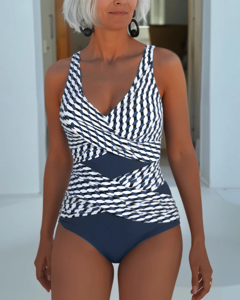 Ashley | Swimsuit with Cross Over Design