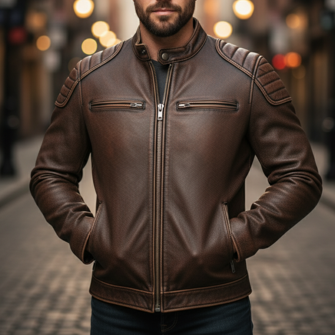 Vincent | Leather Jacket Vintage Feel