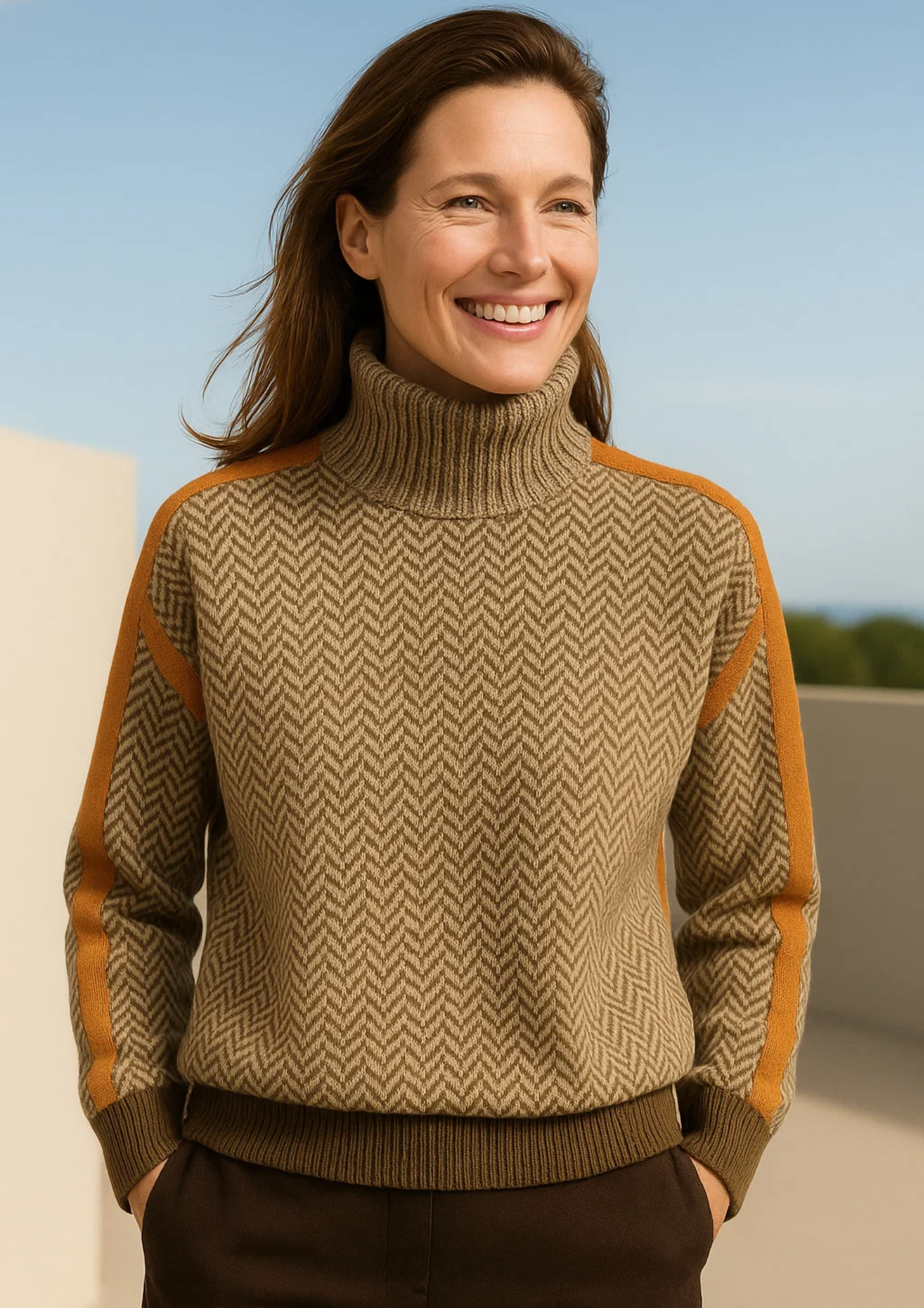 Martina | Pullover with High Collar