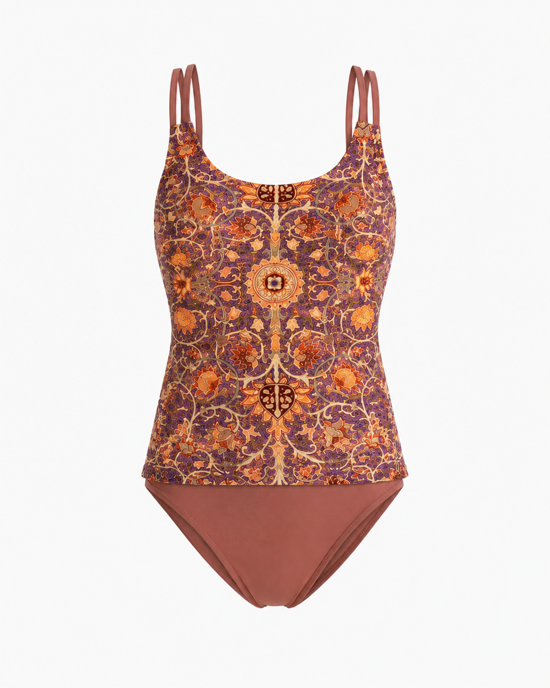 Madeleine | Floral Print Tankini Set