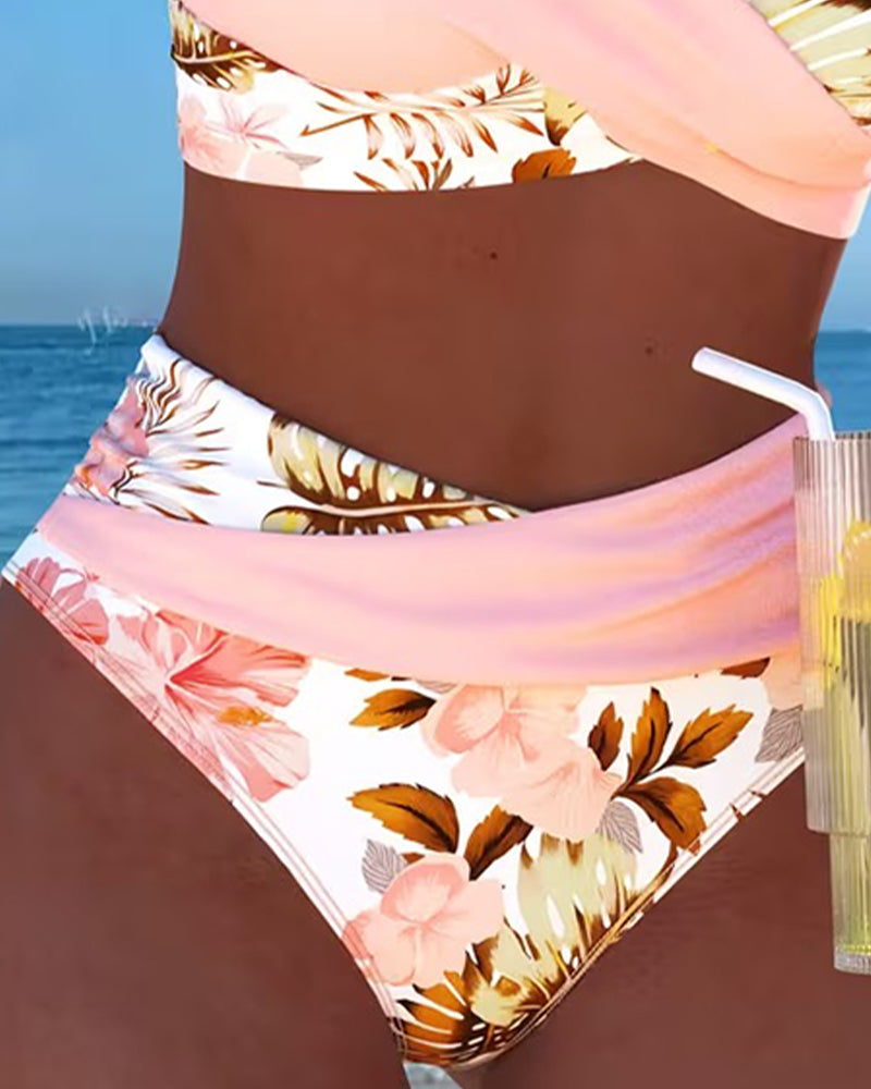 Jolina | Floral Split Bikini