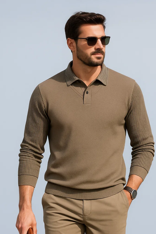 River | Striped Lapel Shirt