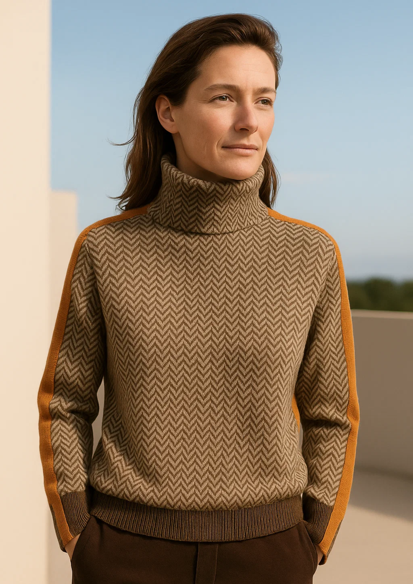 Martina | Pullover with High Collar