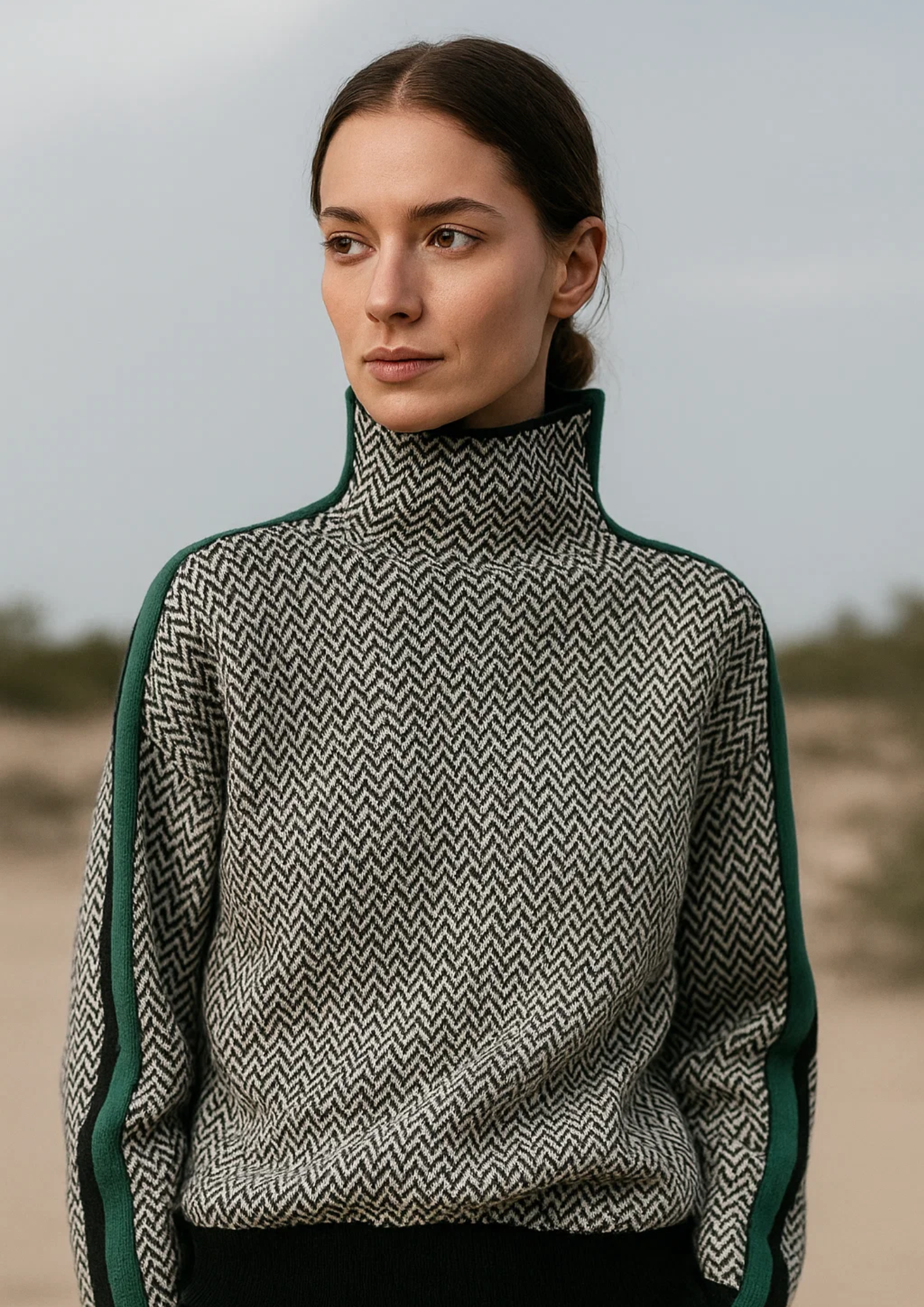 Martina | Pullover with High Collar