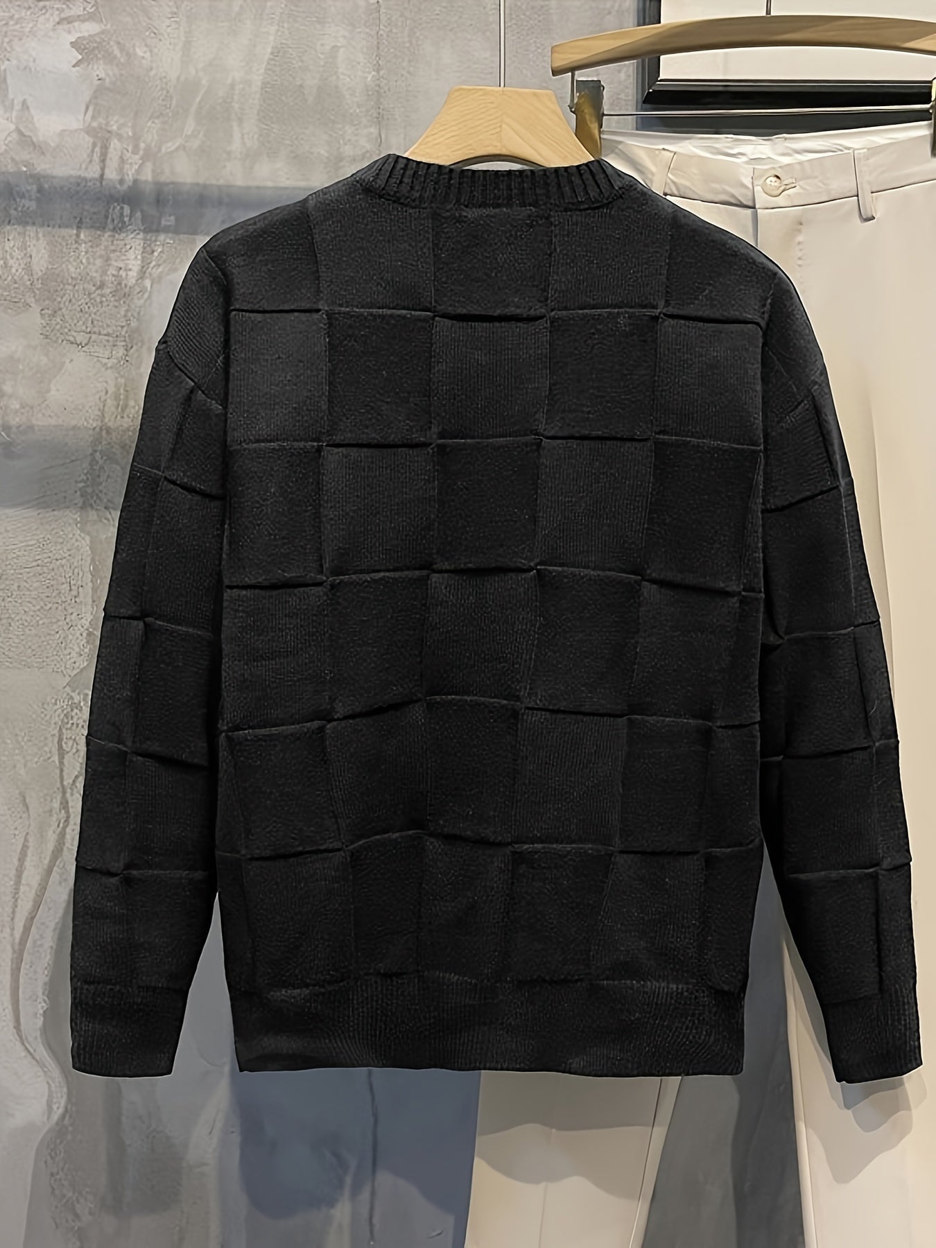 Matteo | Knitted Sweater with Round Neck and Stretch