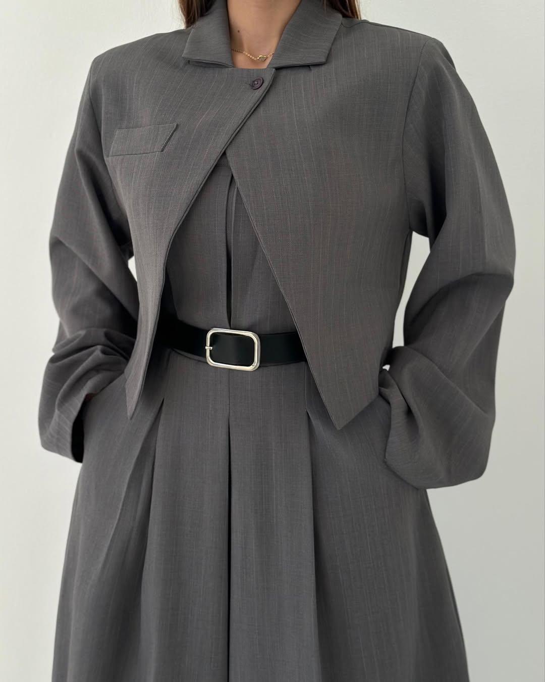 Lauralie | Strapless Blazer-Style Jumpsuit