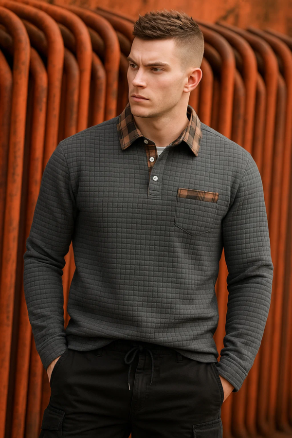 Henry | Structured Long Sleeve Polo