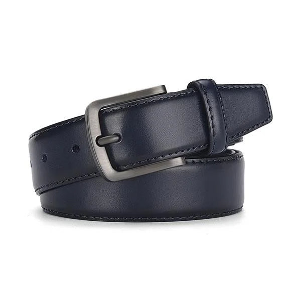 Ryder | Leather Belt with Matte Metal Buckle