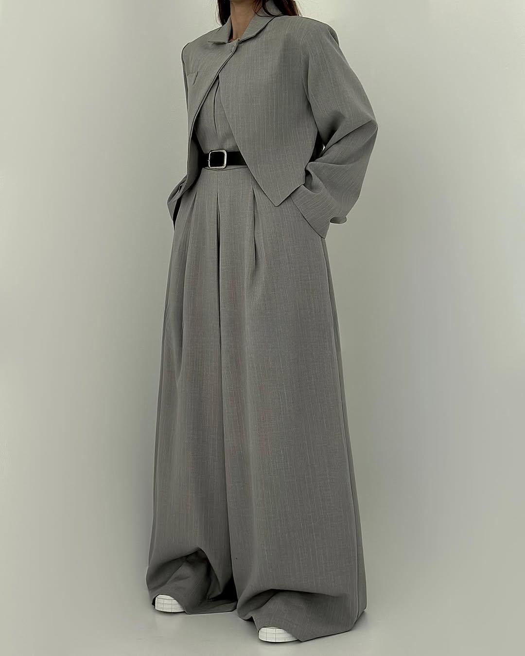 Lauralie | Strapless Blazer-Style Jumpsuit