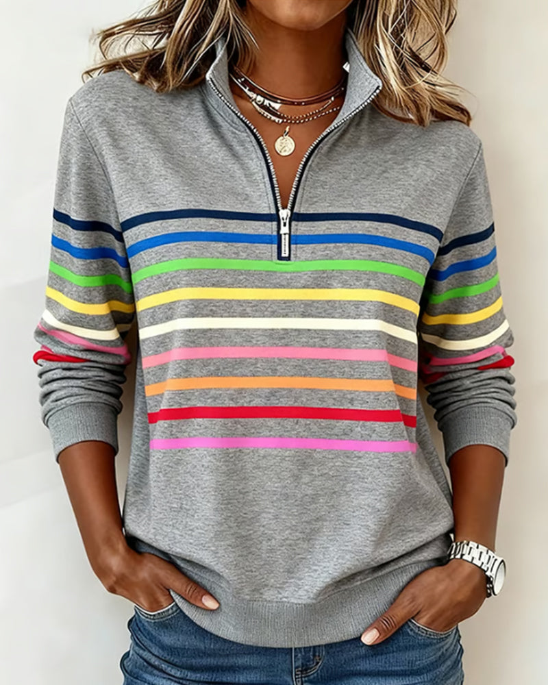 Kaelitha | Casual Stripe Sweater