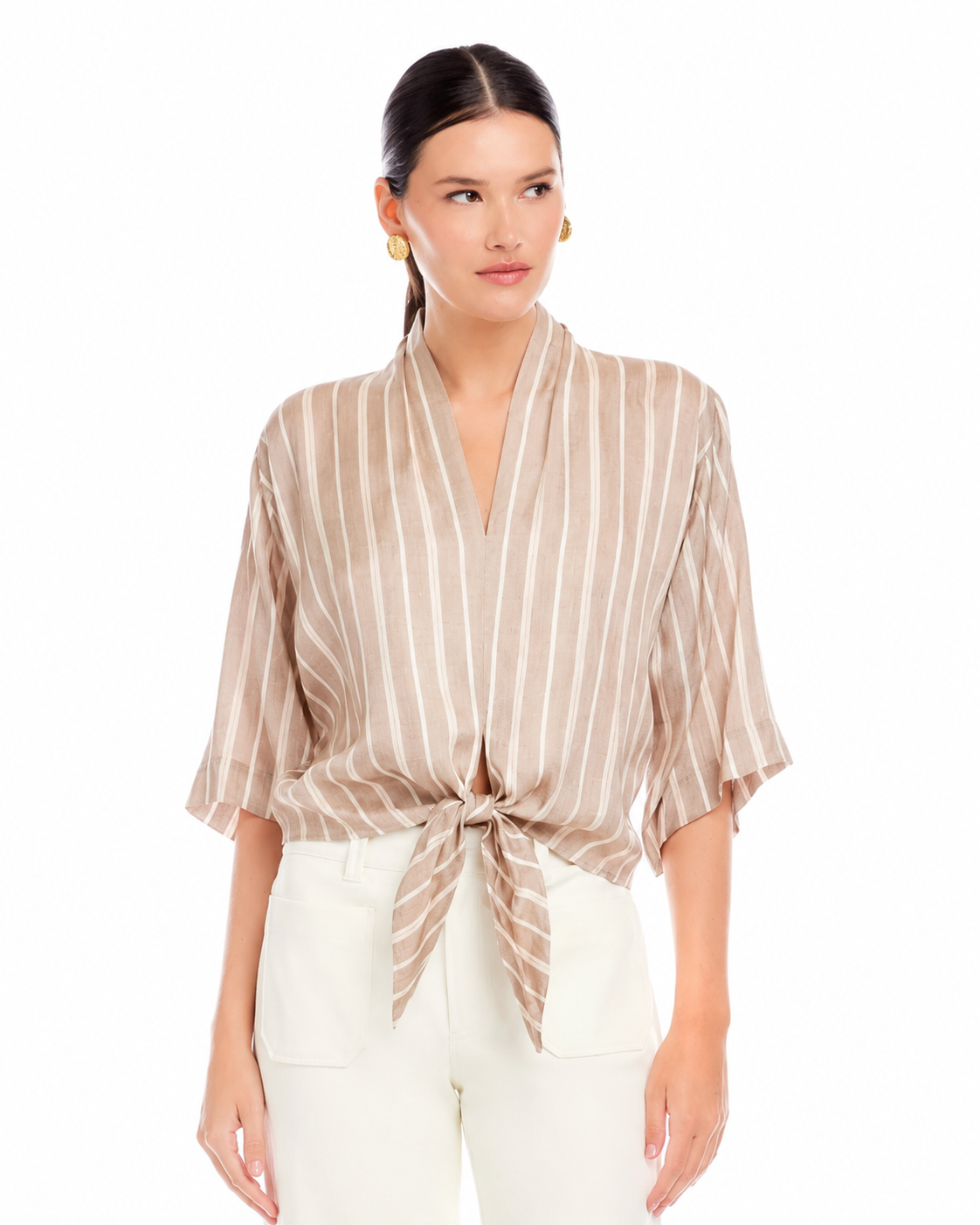 Bernice Tie-Front Blouse