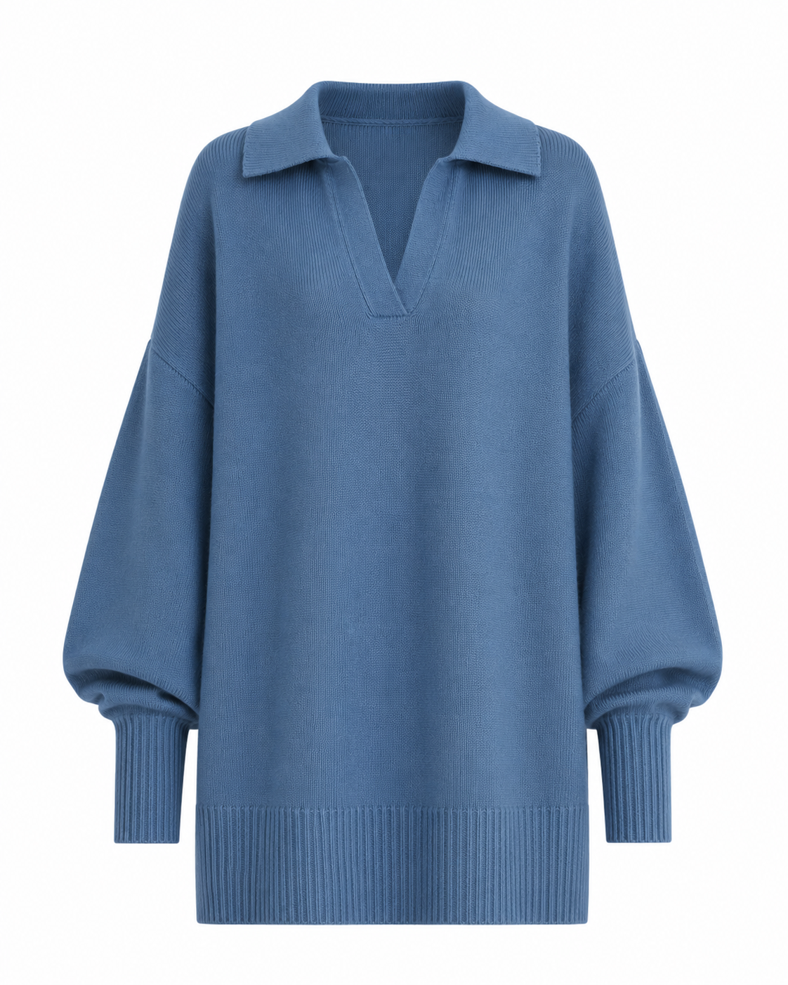 Lunevia | Relaxed Knit Poncho Sweater