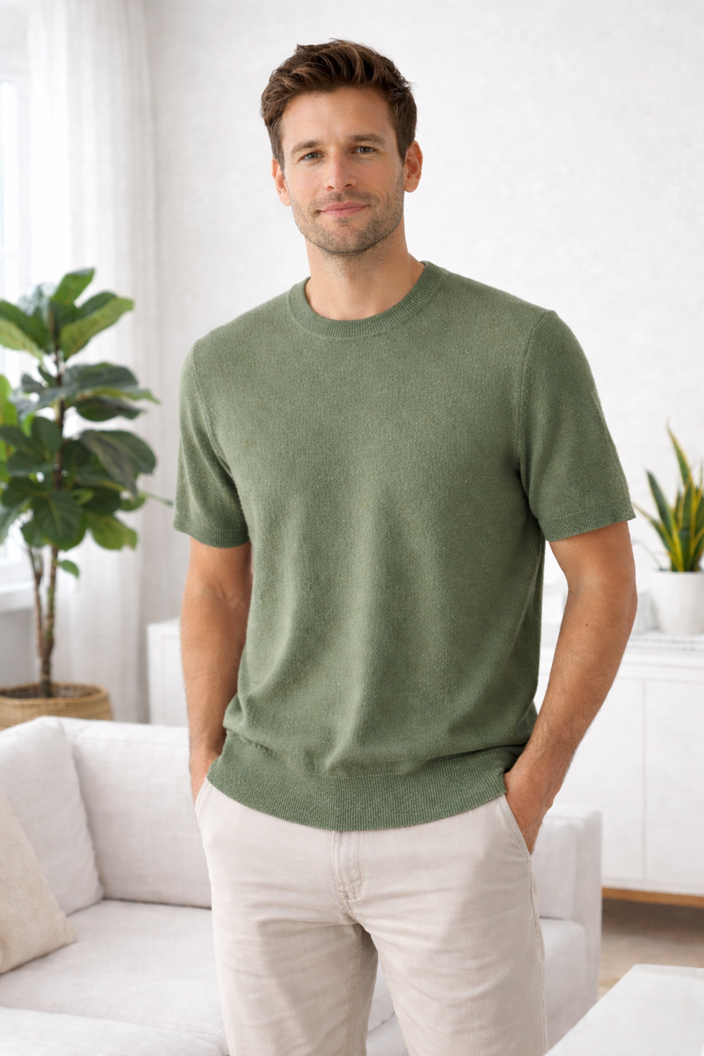 Max | Short Sleeve Cashmereblend Top