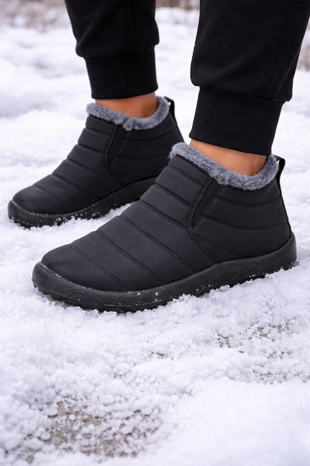 Calix | Waterproof Slip-On Ankle Boots with Warm Lining