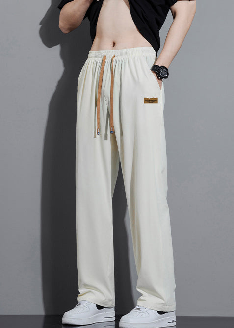 Travis | White Oversized Cotton Pants