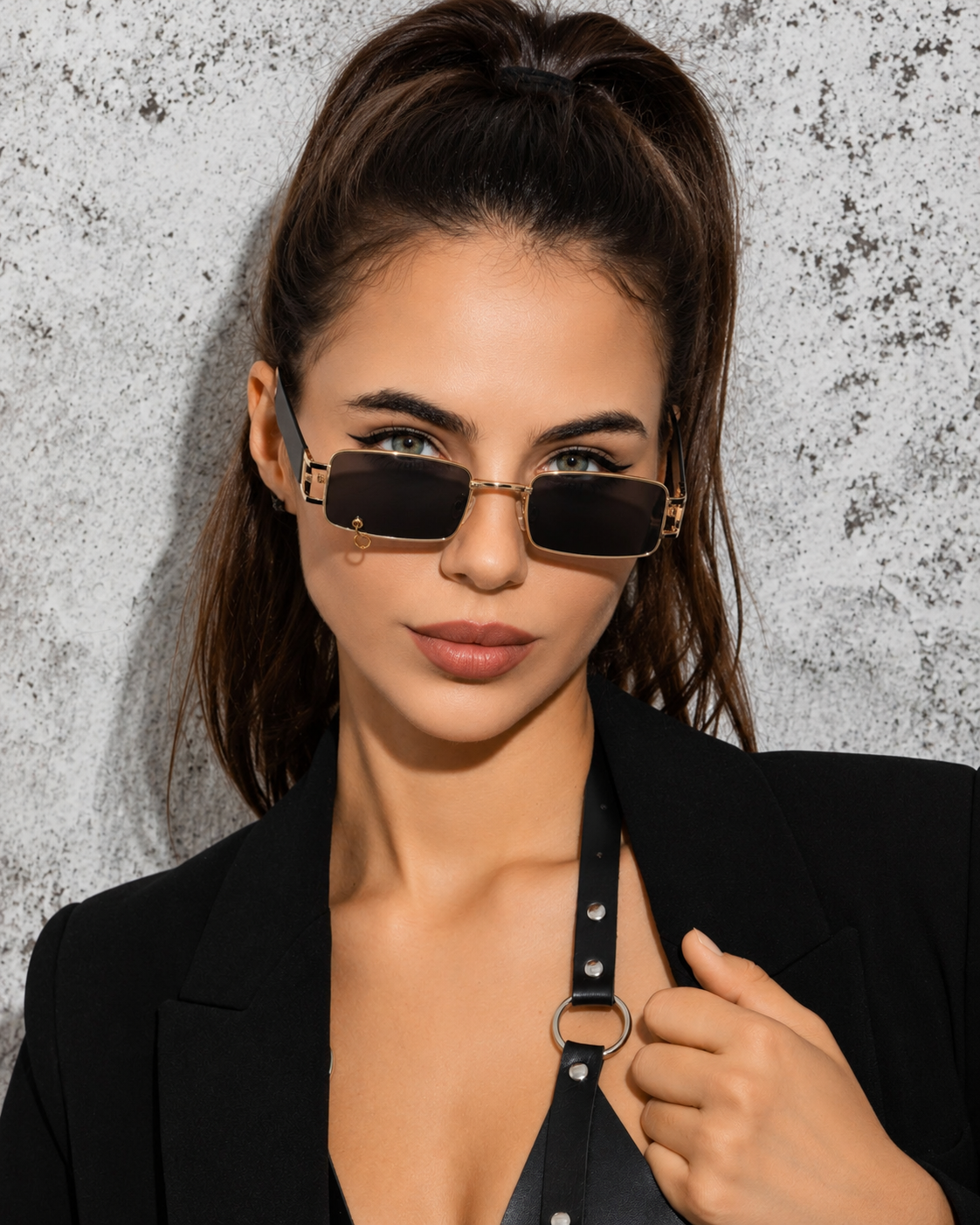 Atelier | Rectangular Frame Sunglasses