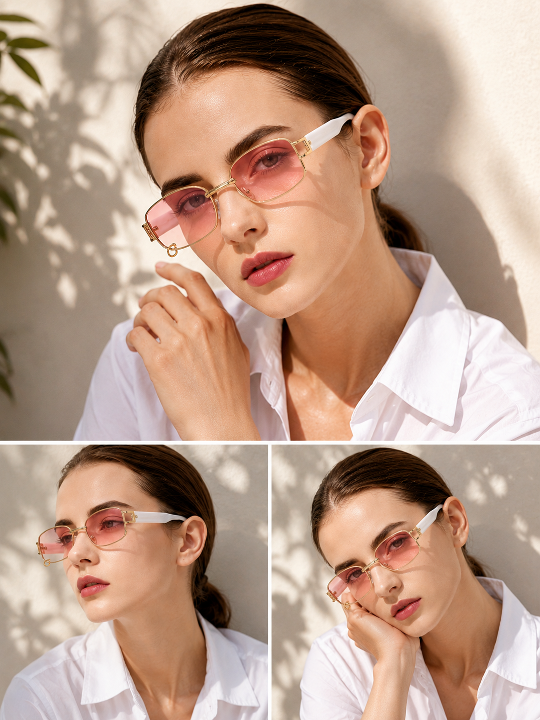 Atelier | Rectangular Frame Sunglasses