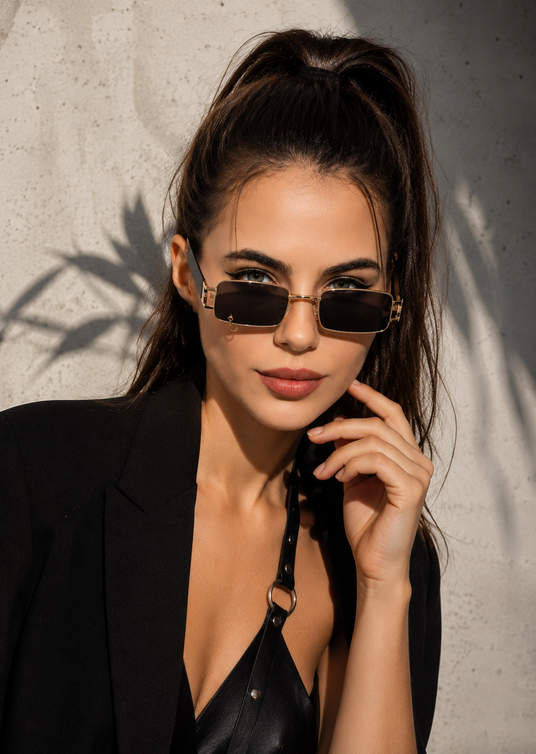 Atelier | Rectangular Frame Sunglasses