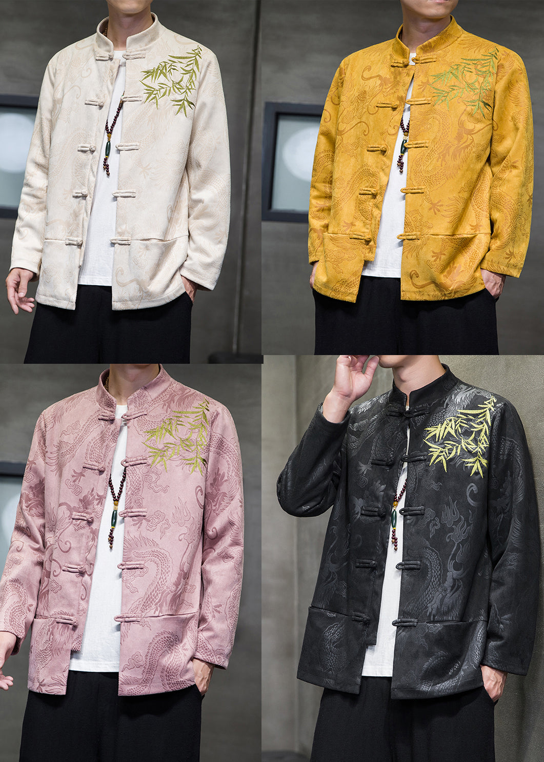 Chino | Embroideried Pocket Men's Jacket