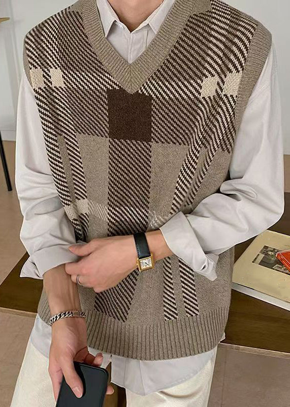 Marcus | V Neck Sleeveless Knit Vest