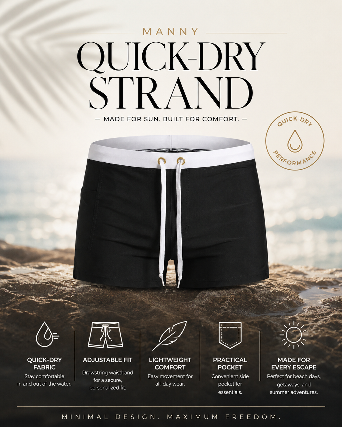 Manny | Quick-Dry Strand